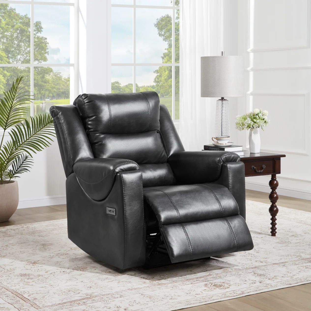 2363-dark-gray-dual-power-recliner-with-power-headrest-3.webp Dark Gray Dual Power Recliner with Power Headrest