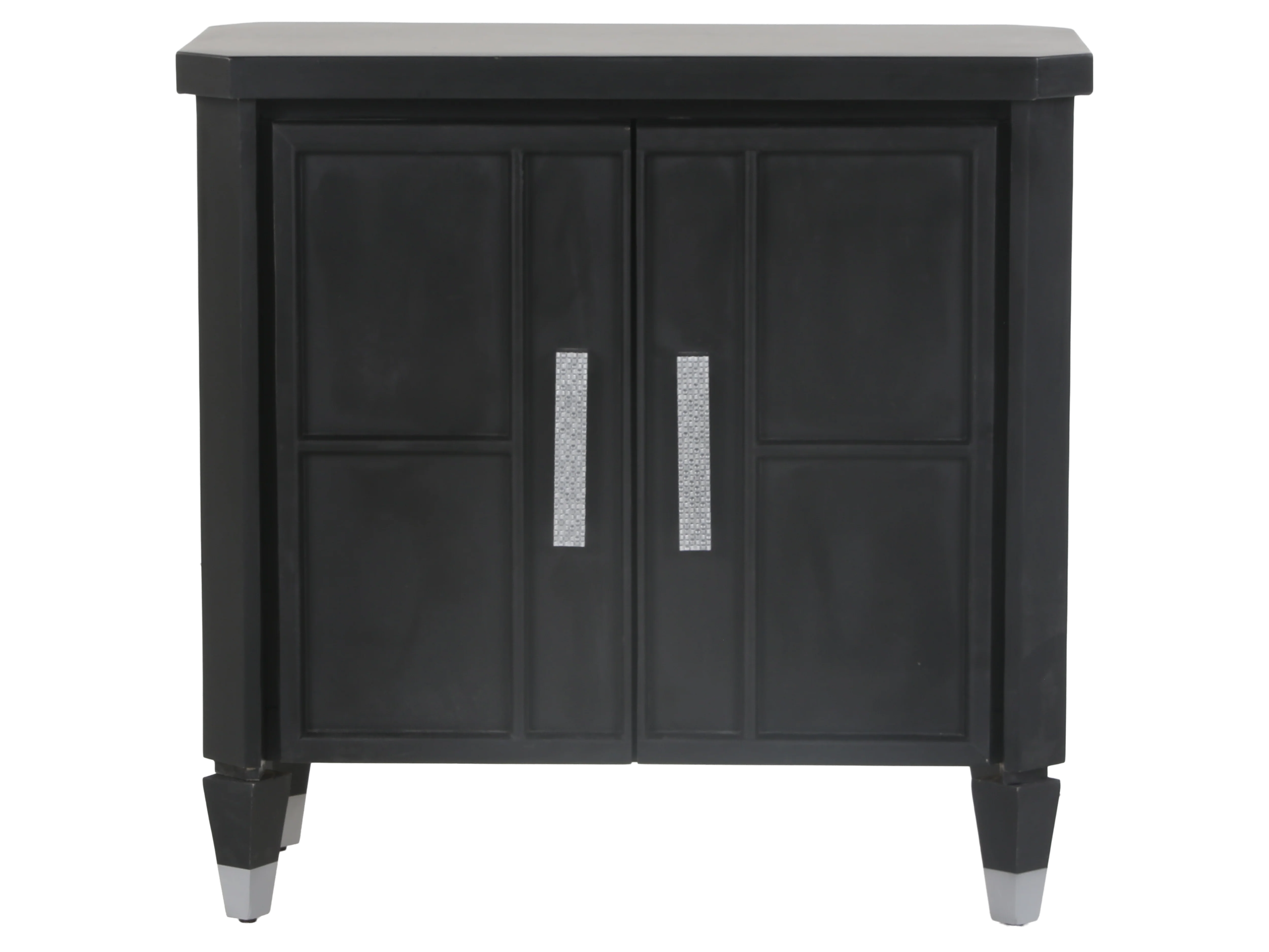 2-Door TV Console with Crystal-Inlay Handles