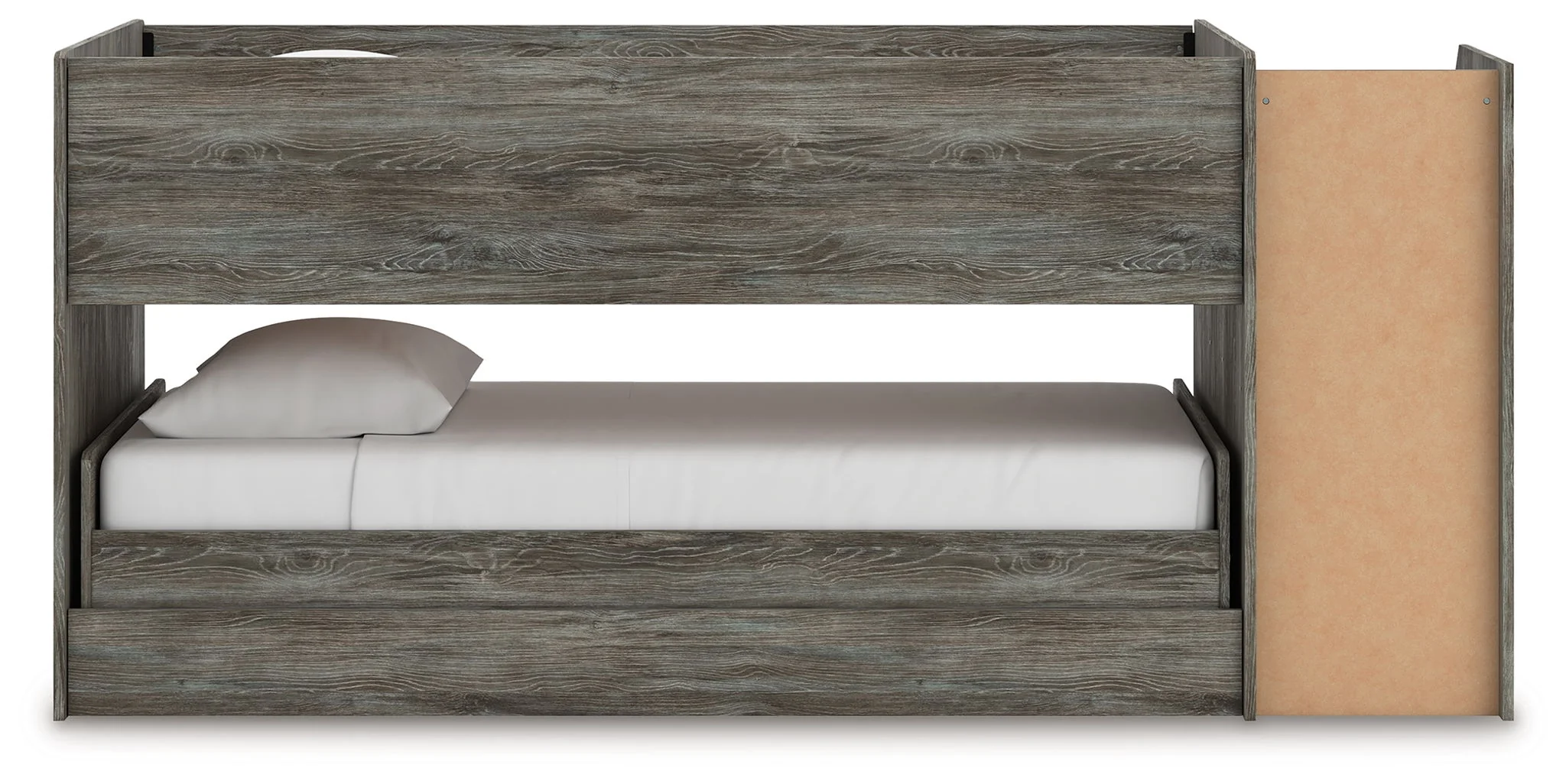 2444-frandern-twin-over-twin-loft-bed-gray-3.webp Frandern - Twin Over Twin Loft Bed - Gray