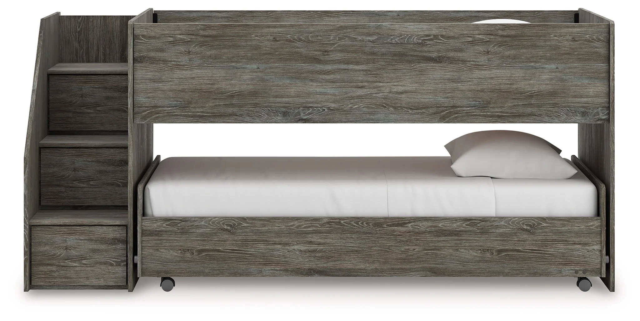2444-frandern-twin-over-twin-loft-bed-gray-4.webp Frandern - Twin Over Twin Loft Bed - Gray