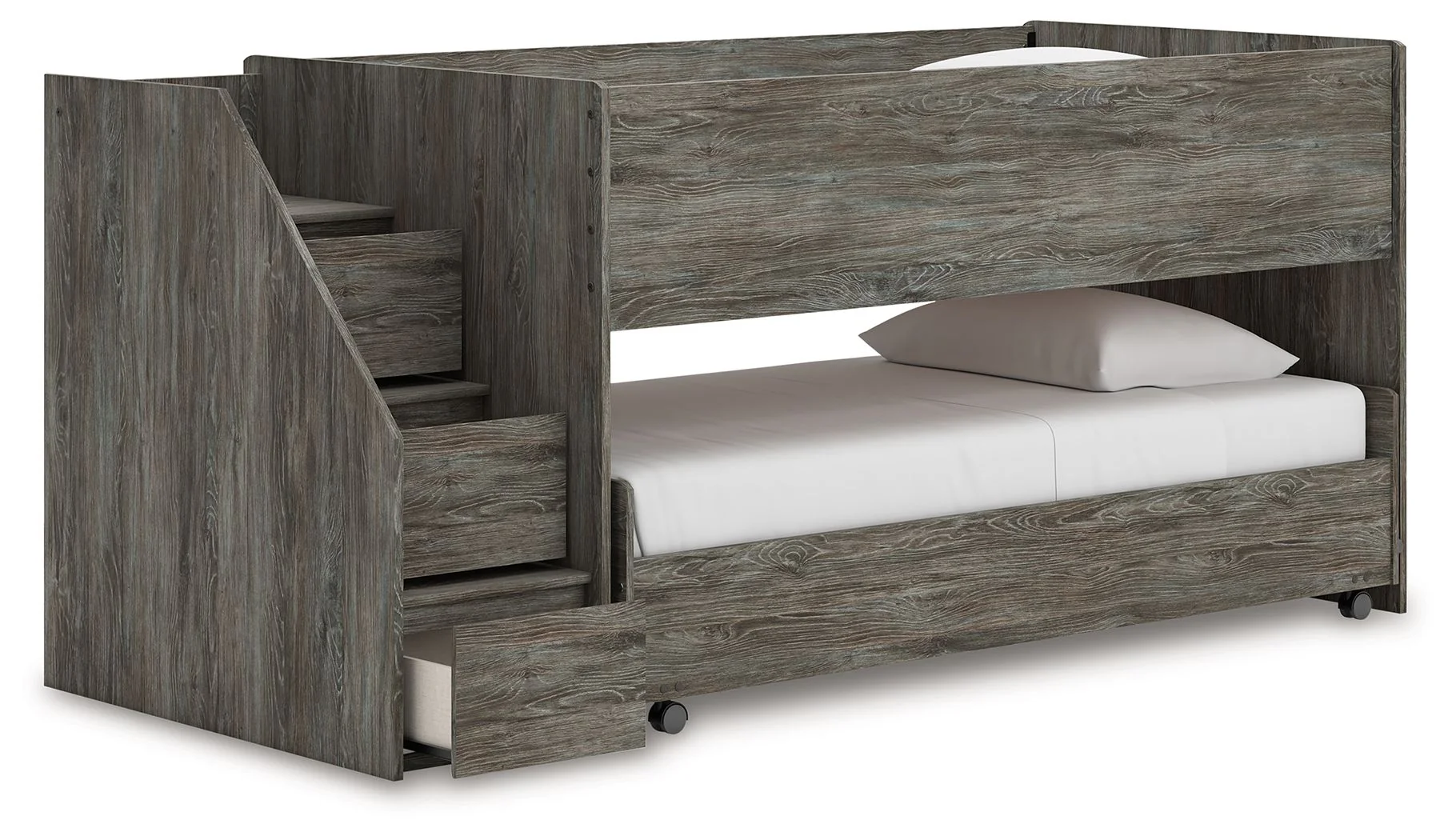 2444-frandern-twin-over-twin-loft-bed-gray-7.webp Frandern - Twin Over Twin Loft Bed - Gray
