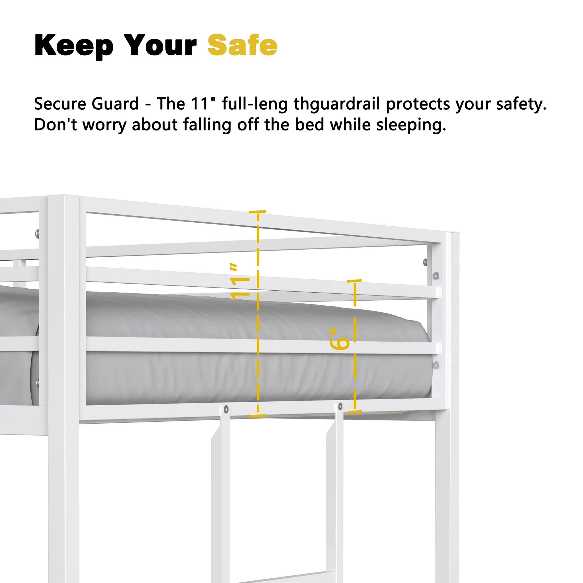 Adam - Metal Bunk Bed