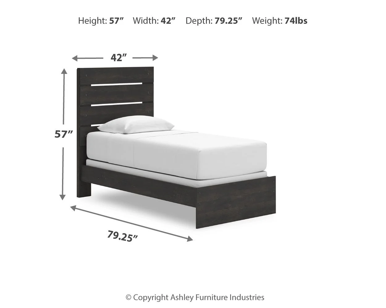 Hollivern - Panel Bed