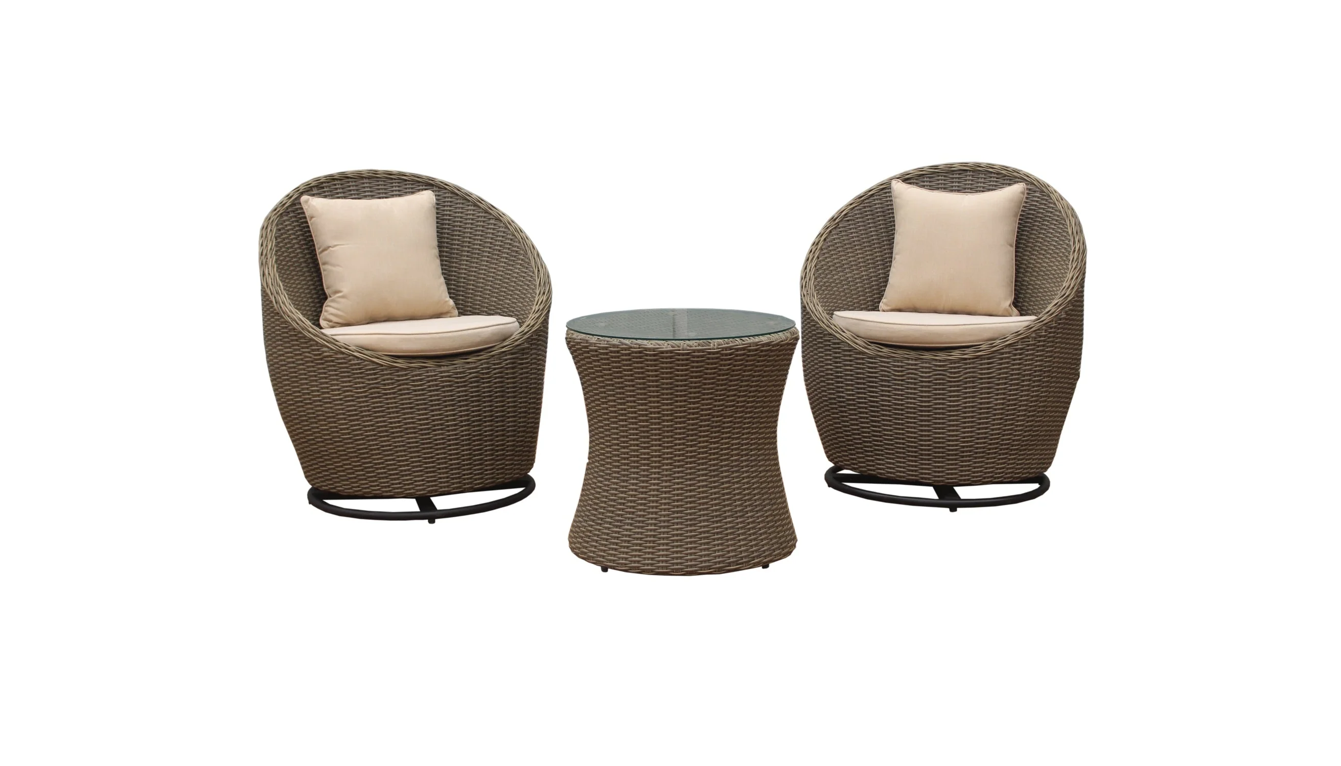 3 PIECE OUTDOOR LOUNGE SET