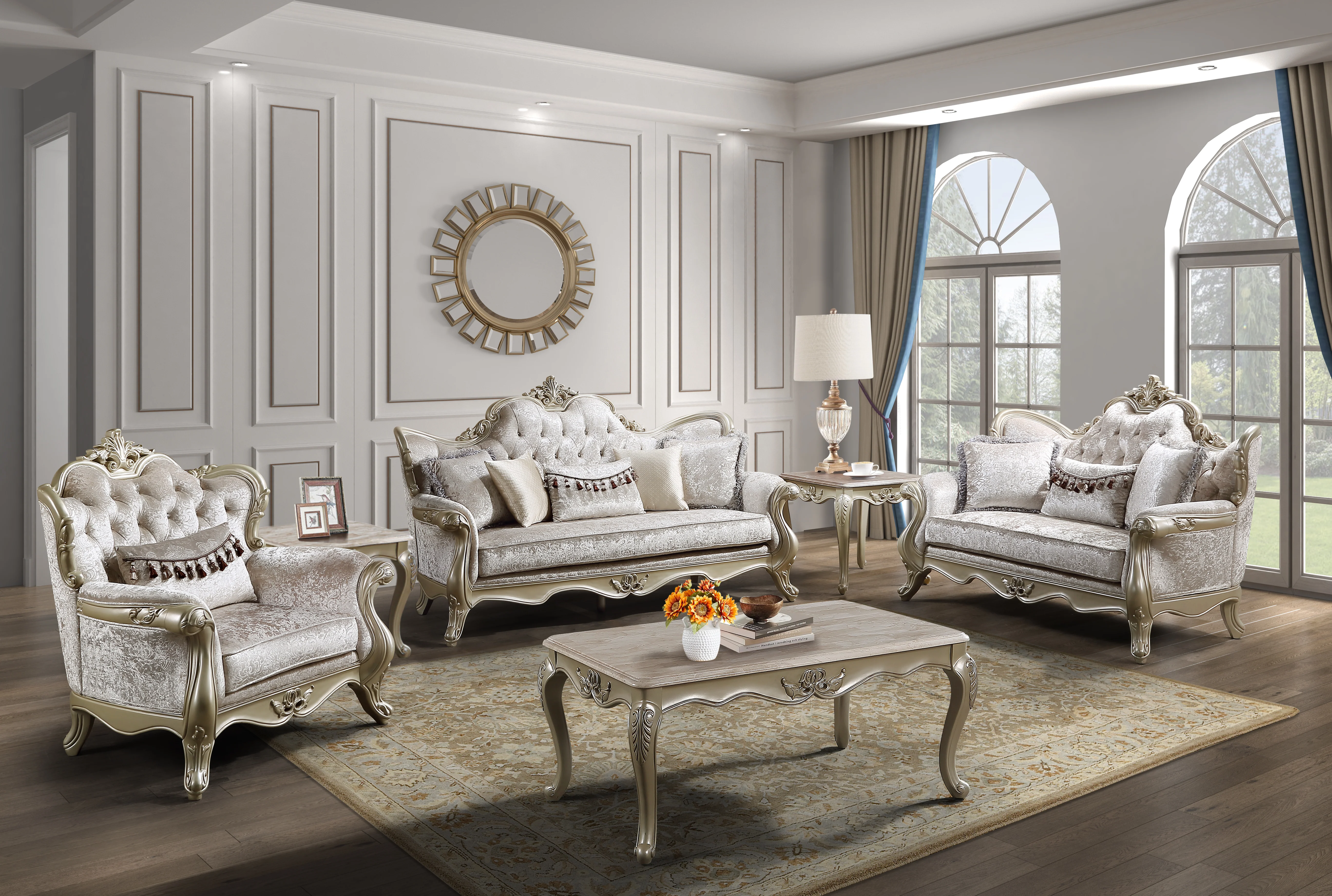 2574-traditional-glam-champagne-3-piece-coffee-table-set-with-real-marble-tabletops-1.webp Traditional Glam Champagne 3 Piece Coffee Table Set with Real Marble Tabletops