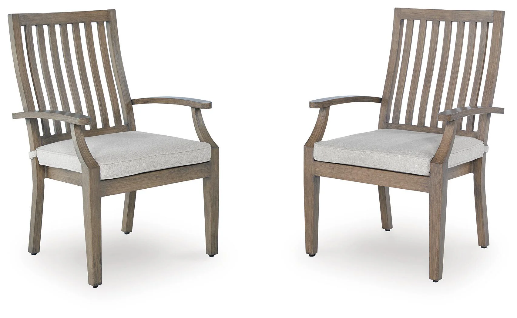 2578-rainier-ranch-arm-chair-with-cushion-set-of-2-brown-beige-1.webp Rainier Ranch - Arm Chair With Cushion (Set of 2) - Brown / Beige