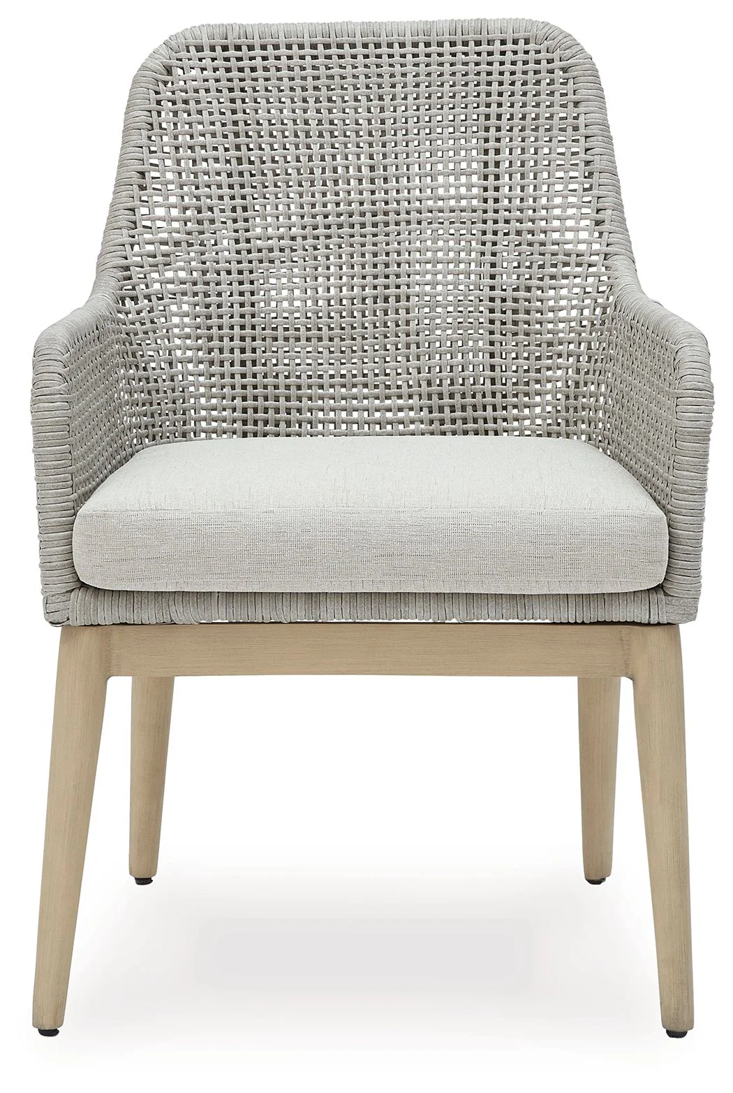 Seton Creek - Arm Chair With Cushion (Set of 2) - Gray