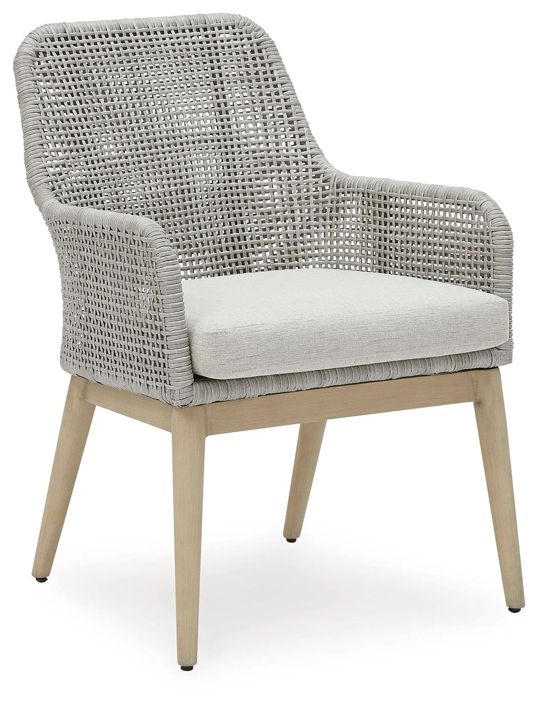 Seton Creek - Arm Chair With Cushion (Set of 2) - Gray