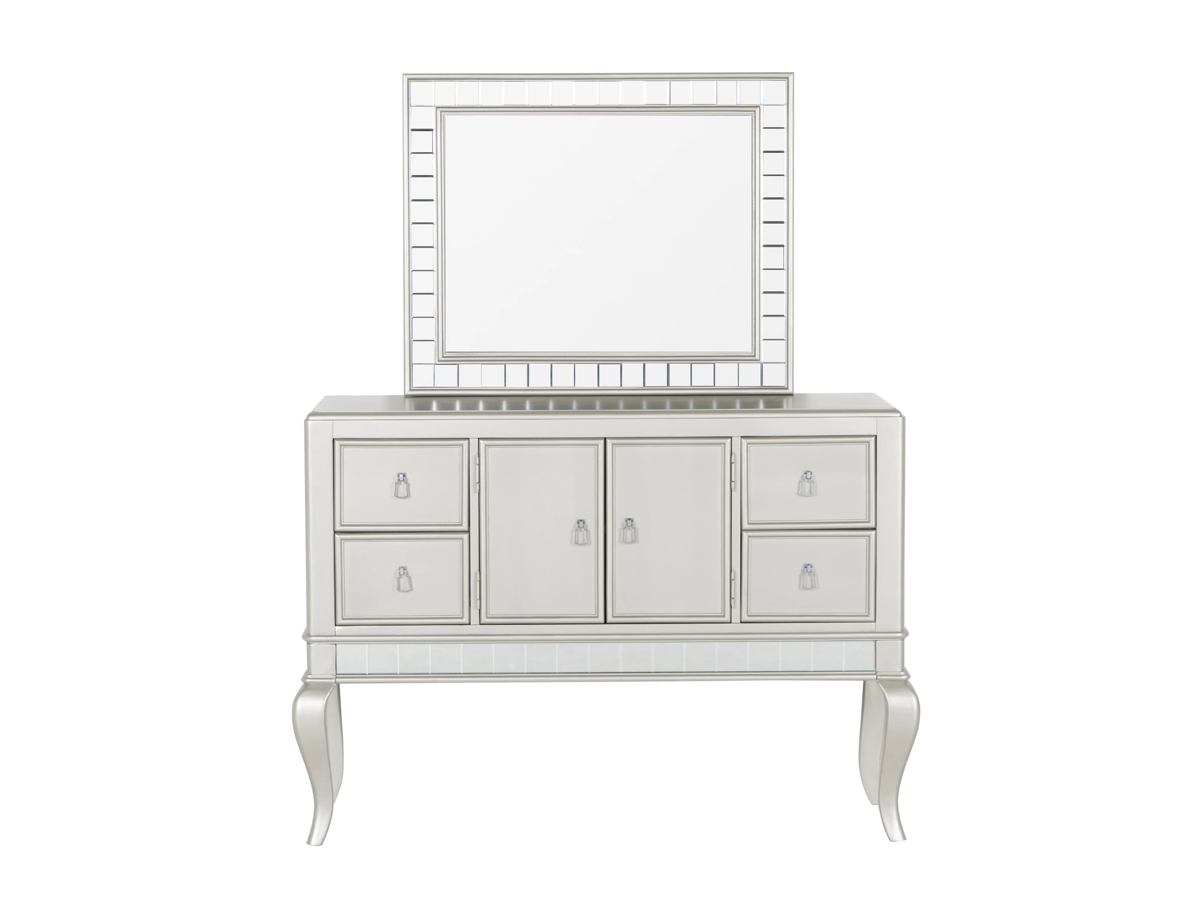 2682-glam-silver-buffet-server-with-mirror-and-storage-1.webp Glam Silver Buffet Server with Mirror and Storage