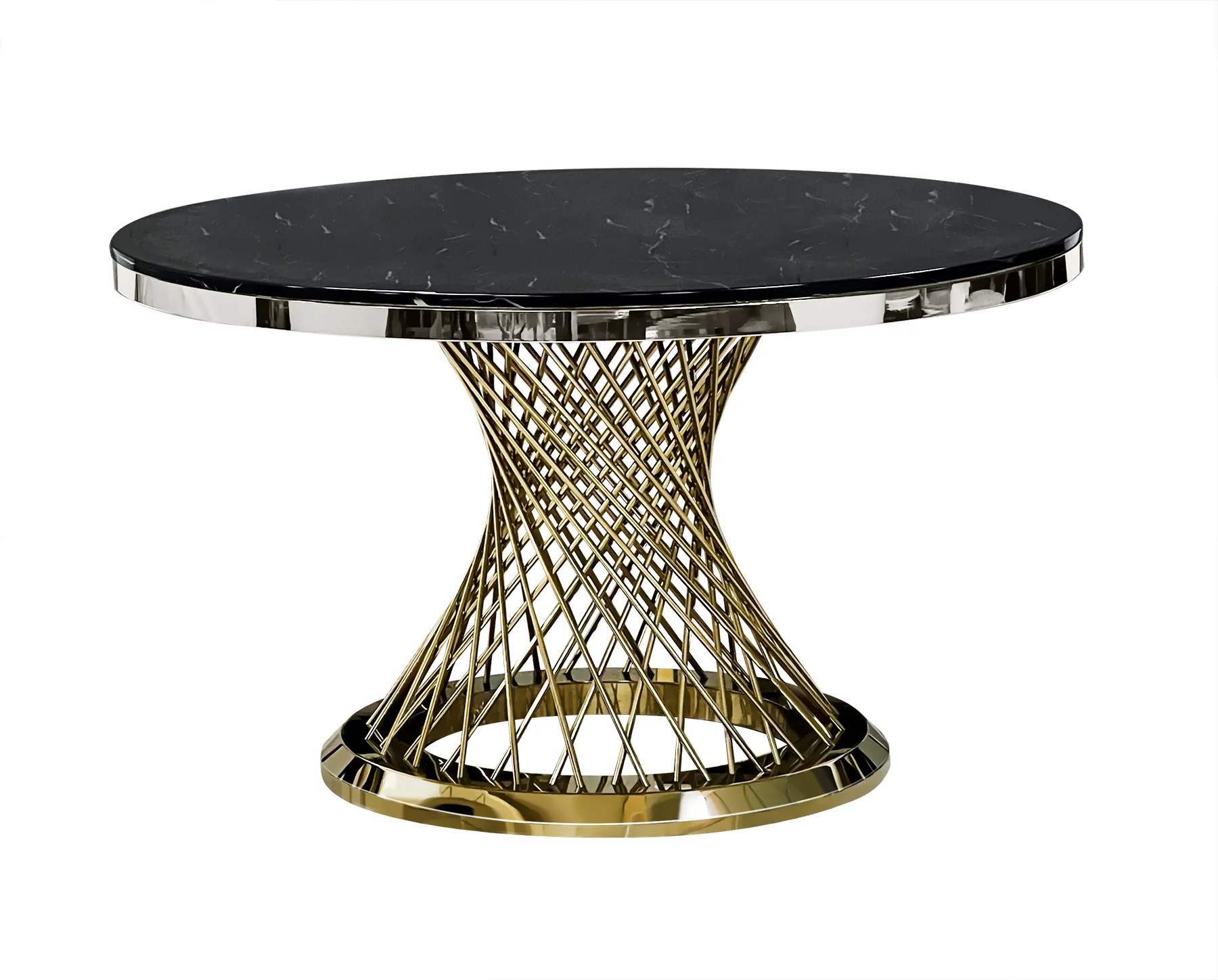 6 PIECE ROUND DINING ROOM SET