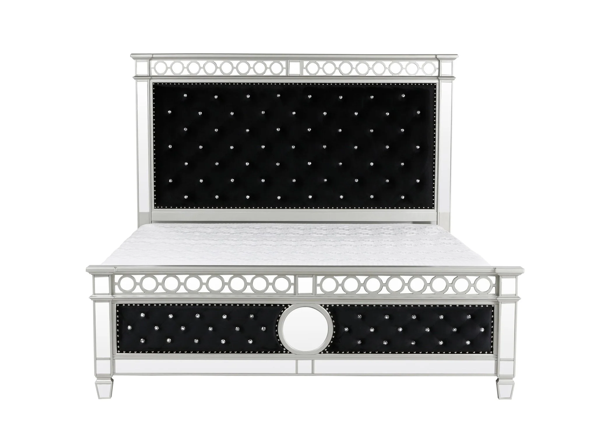 2722-black-mirrored-6-piece-queen-bedroom-set-with-crystal-tufted-headboard-4.webp Black Mirrored 6-Piece Queen Bedroom Set with Crystal-Tufted Headboard