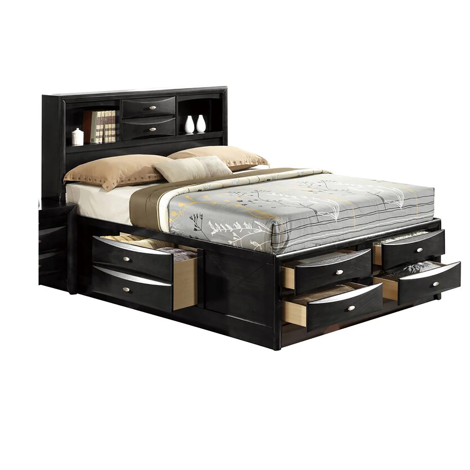 2807-lucille-bed-with-storage-and-bookcase-headboard-6.webp Lucille - Bed With Storage And Bookcase Headboard