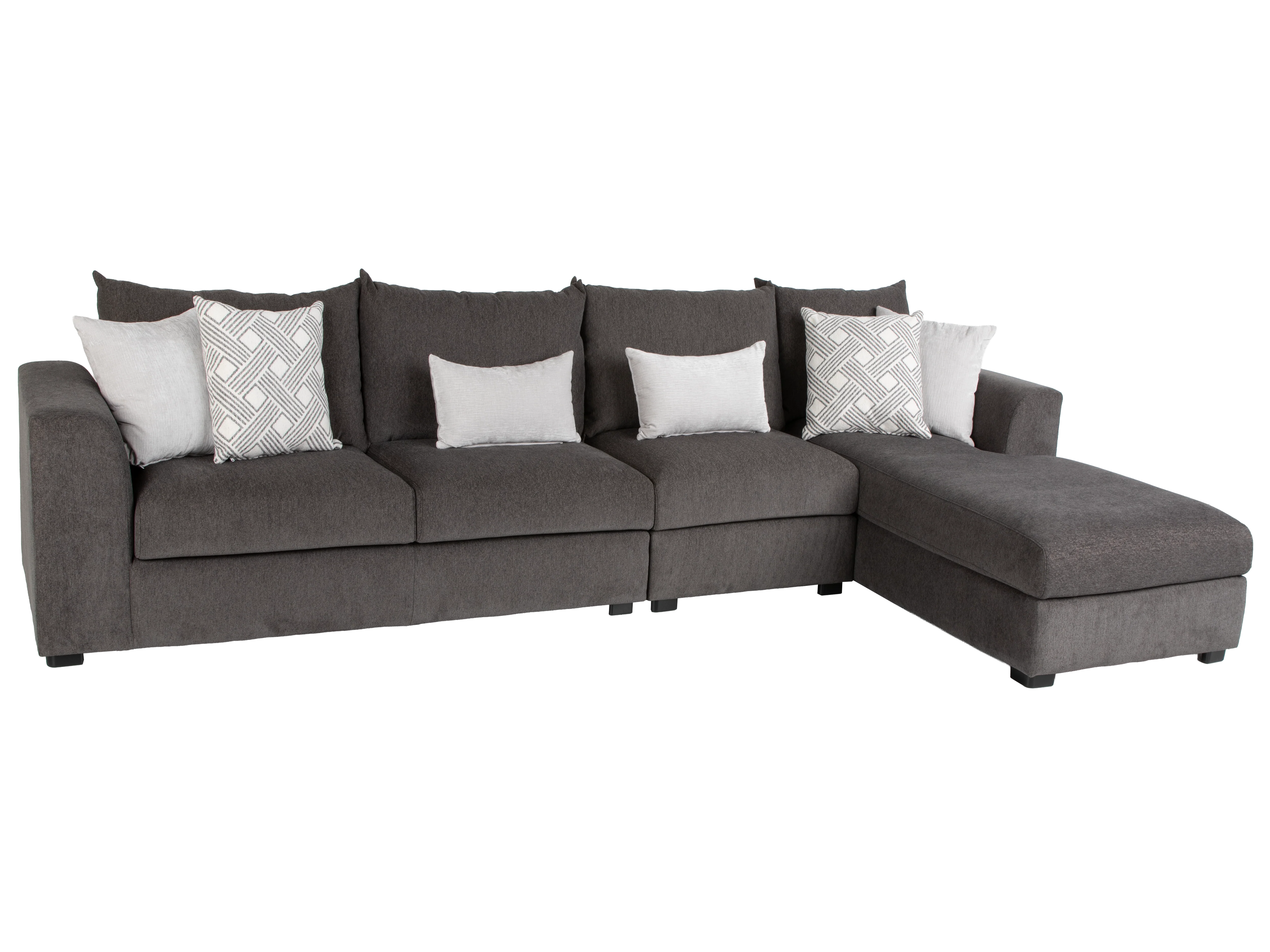 2840-dark-grey-3-piece-sectional-with-right-arm-facing-chaise-2.webp Dark Grey 3-Piece Sectional with Right Arm Facing Chaise