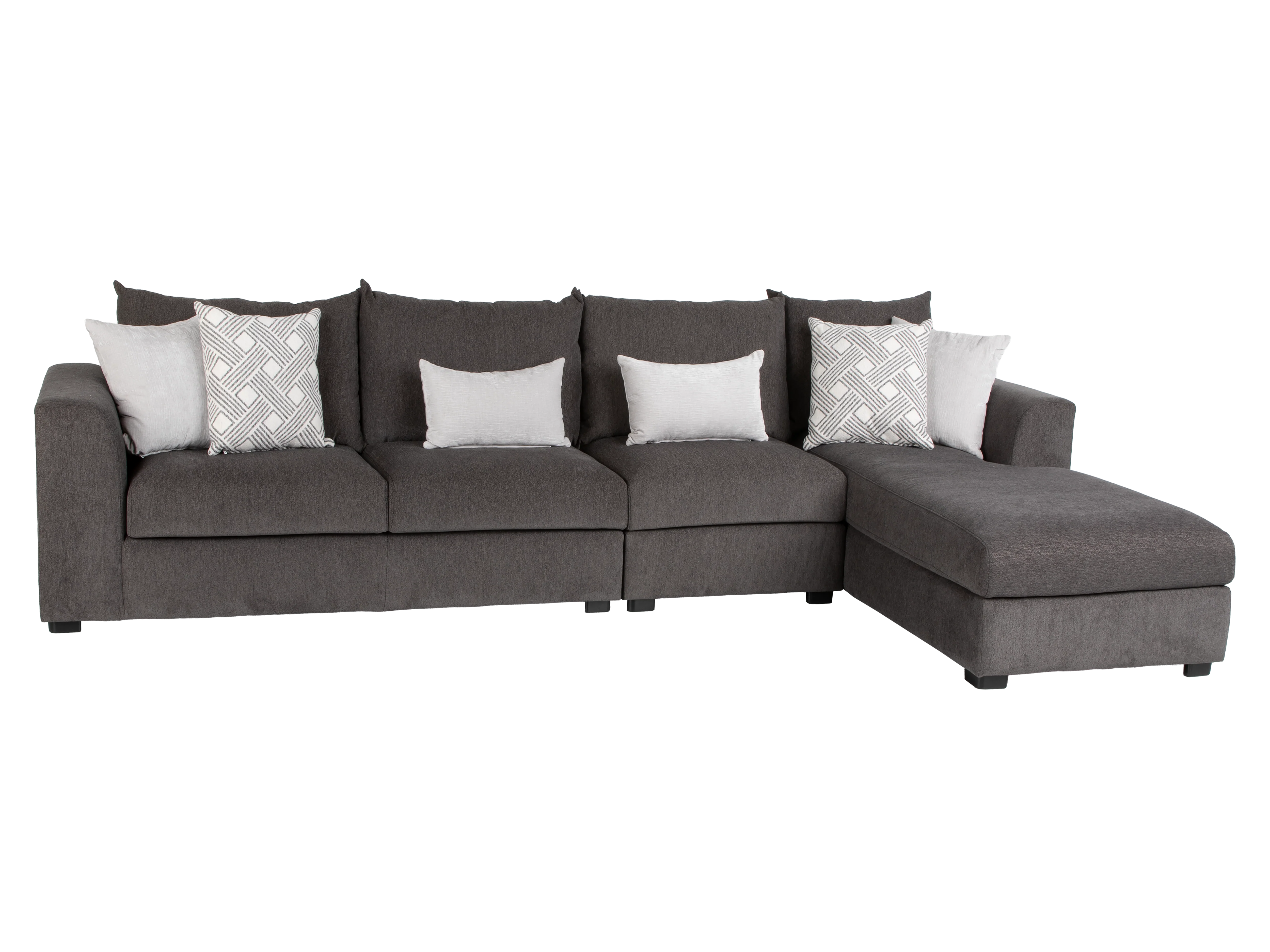 2840-dark-grey-3-piece-sectional-with-right-arm-facing-chaise-3.webp Dark Grey 3-Piece Sectional with Right Arm Facing Chaise