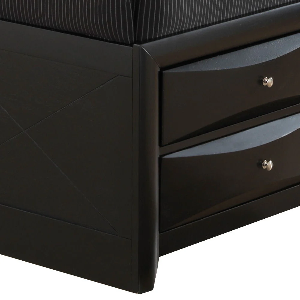 Modern Design Storage Bed With Bookcase Headboard