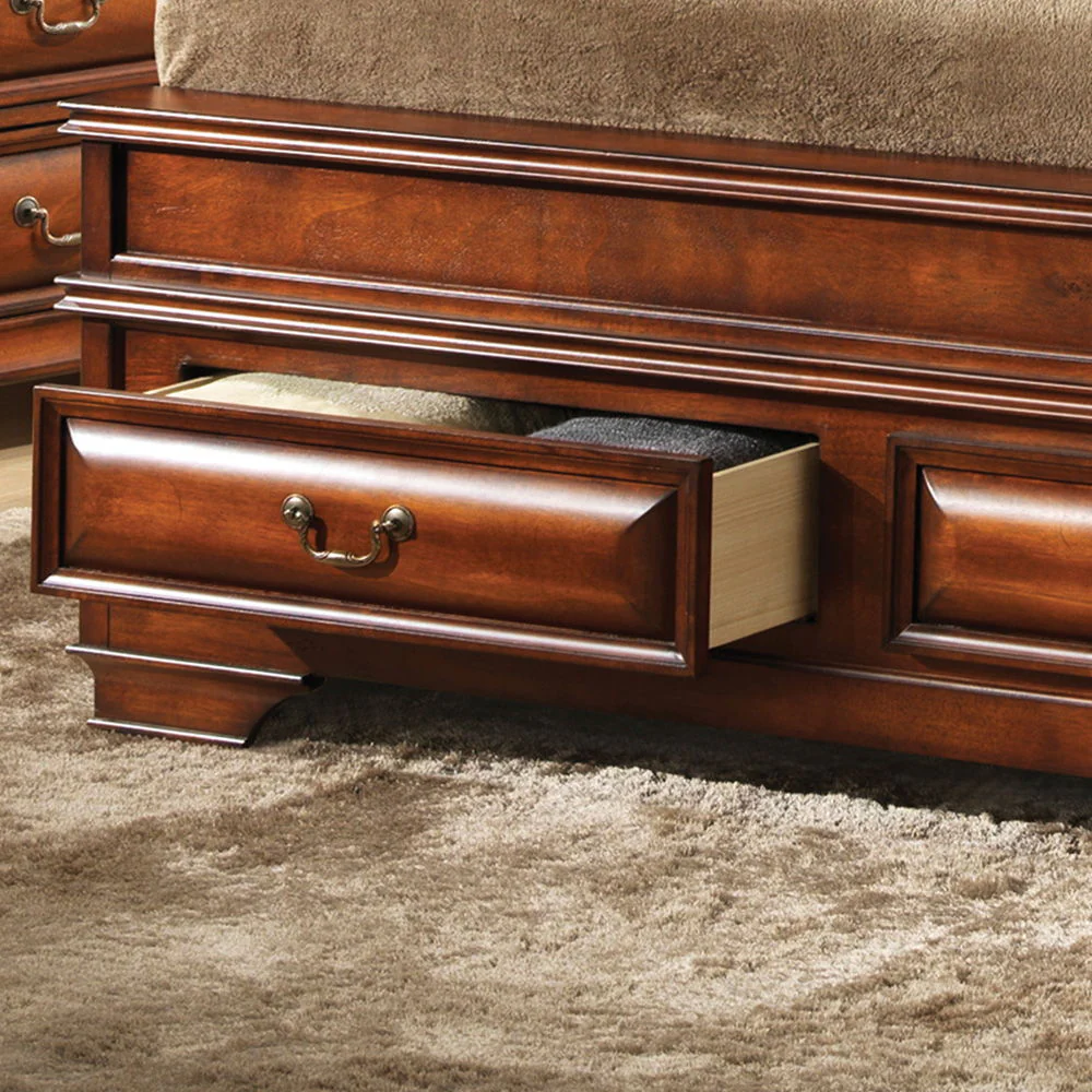 Dovetailed Drawers Storage Bed