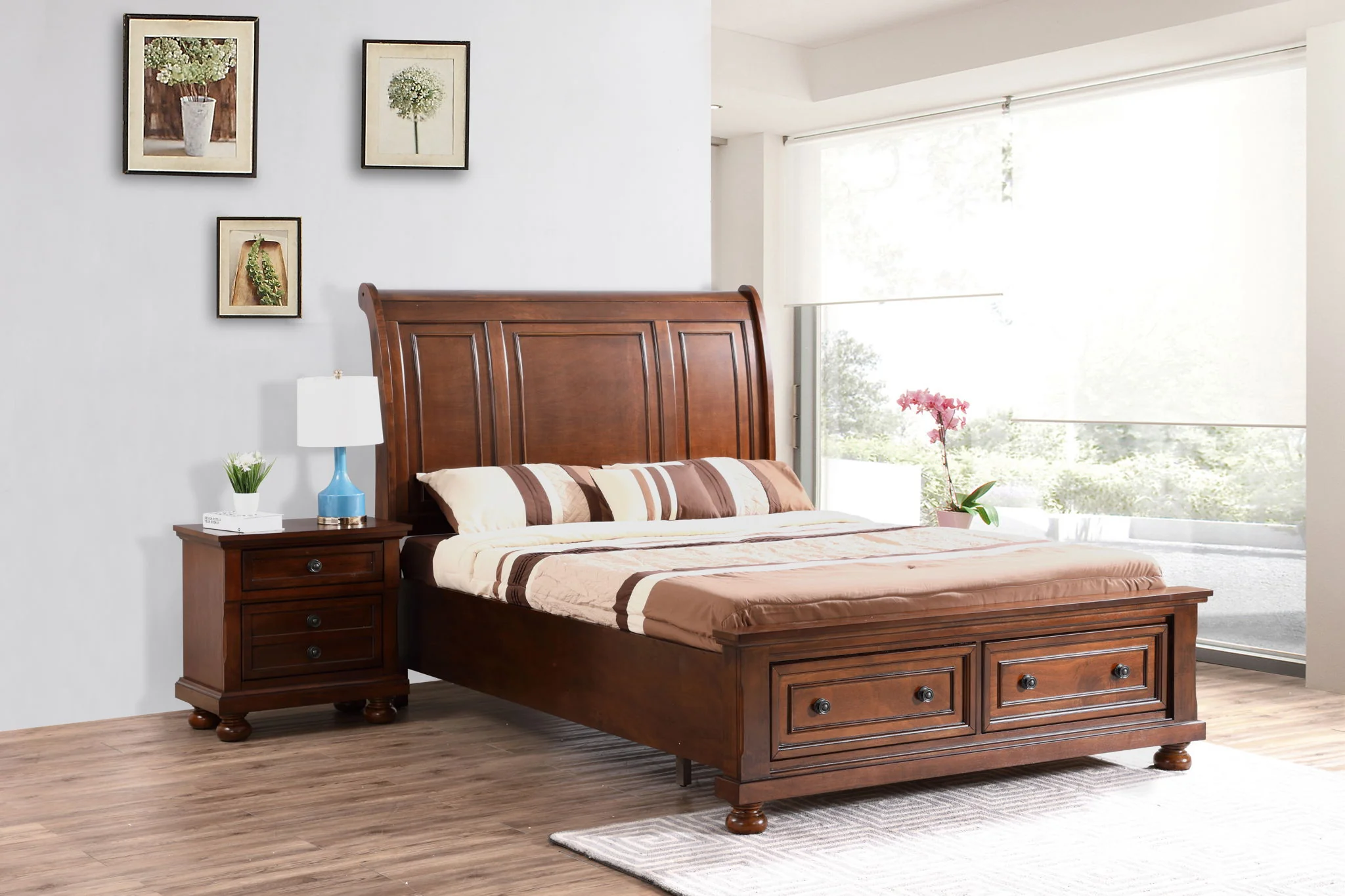 Stunning Sleigh Bed Design