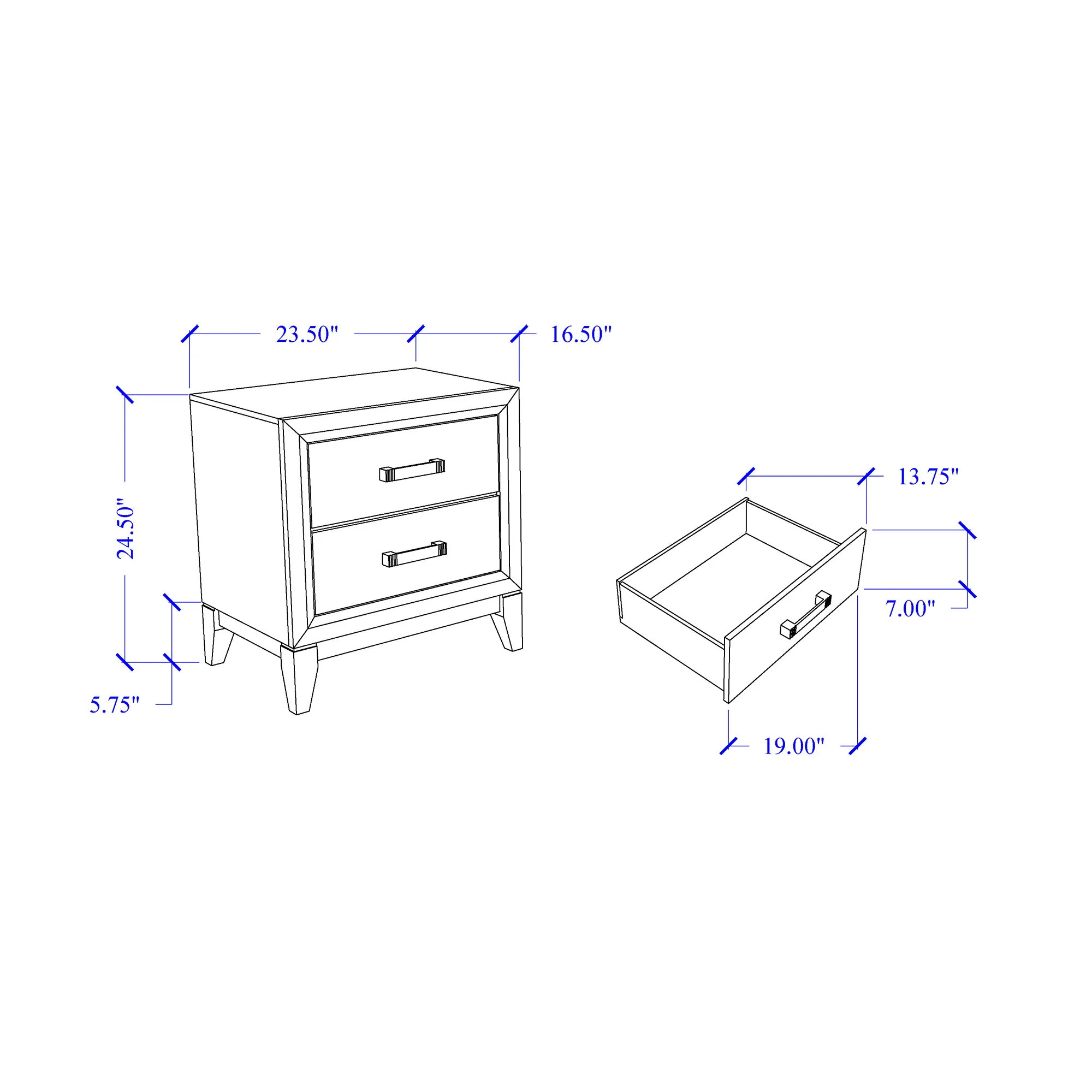 Mirage - 5 Piece Bedroom Set