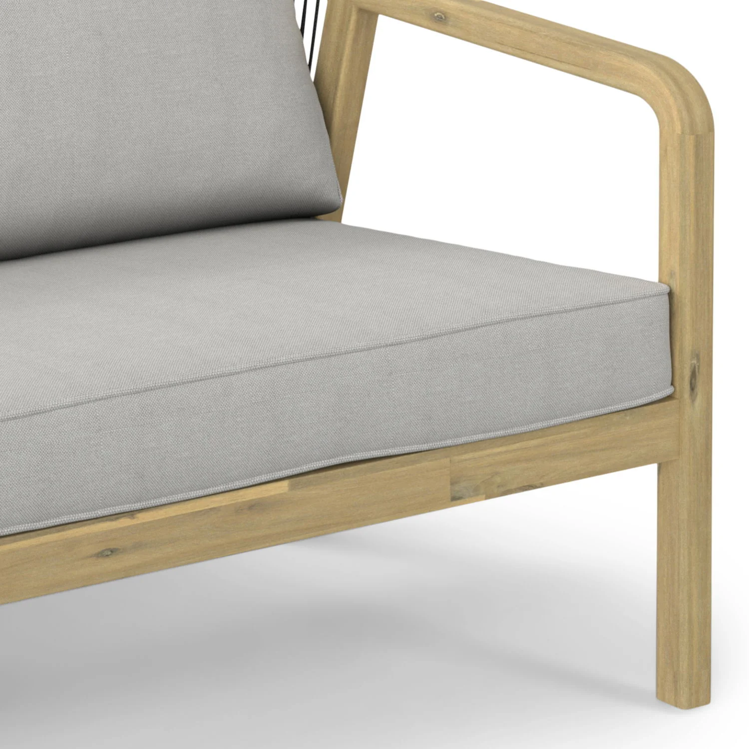 Palmetto - Outdoor Sofa - Stone Gray