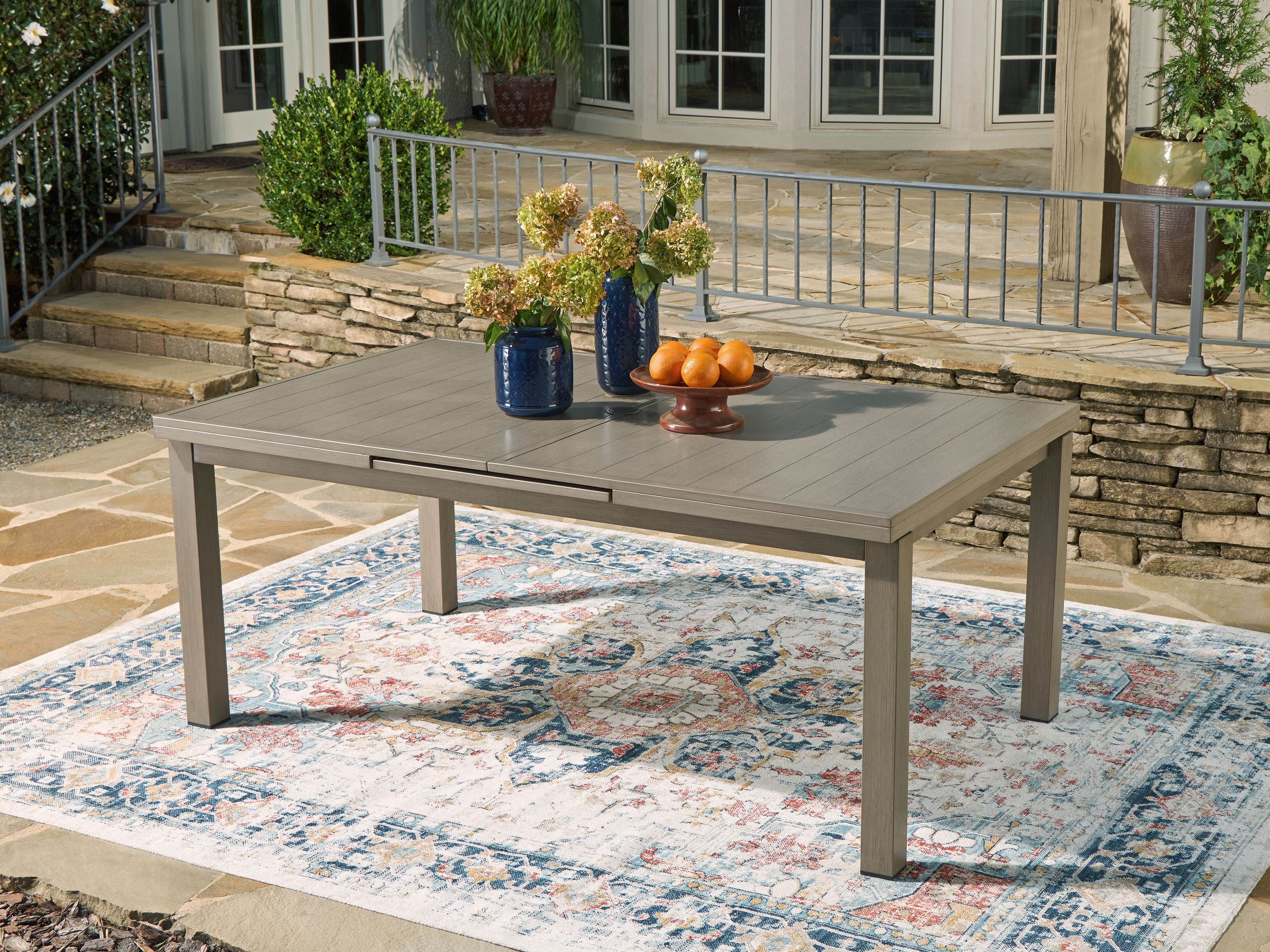 2927-beach-front-rect-dining-room-ext-table-beige-7.jpg Beach Front - RECT Dining Room EXT Table - Beige