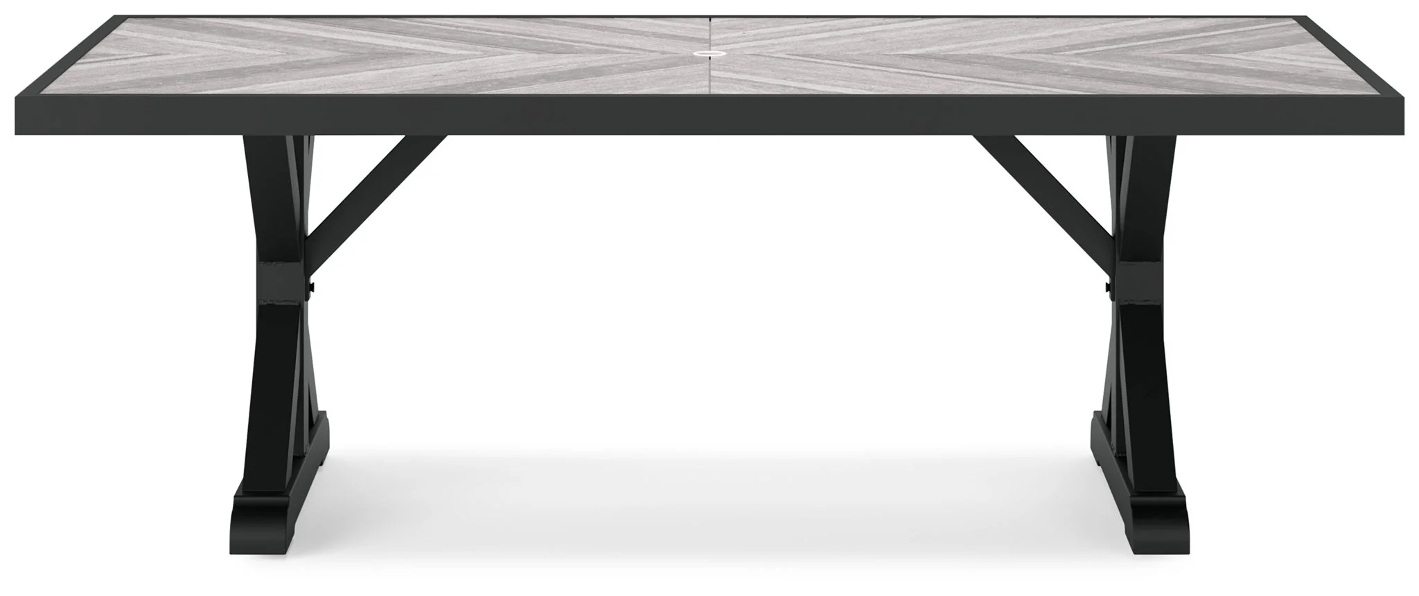 Beachcroft - Rect Dining Table W/Umb Opt