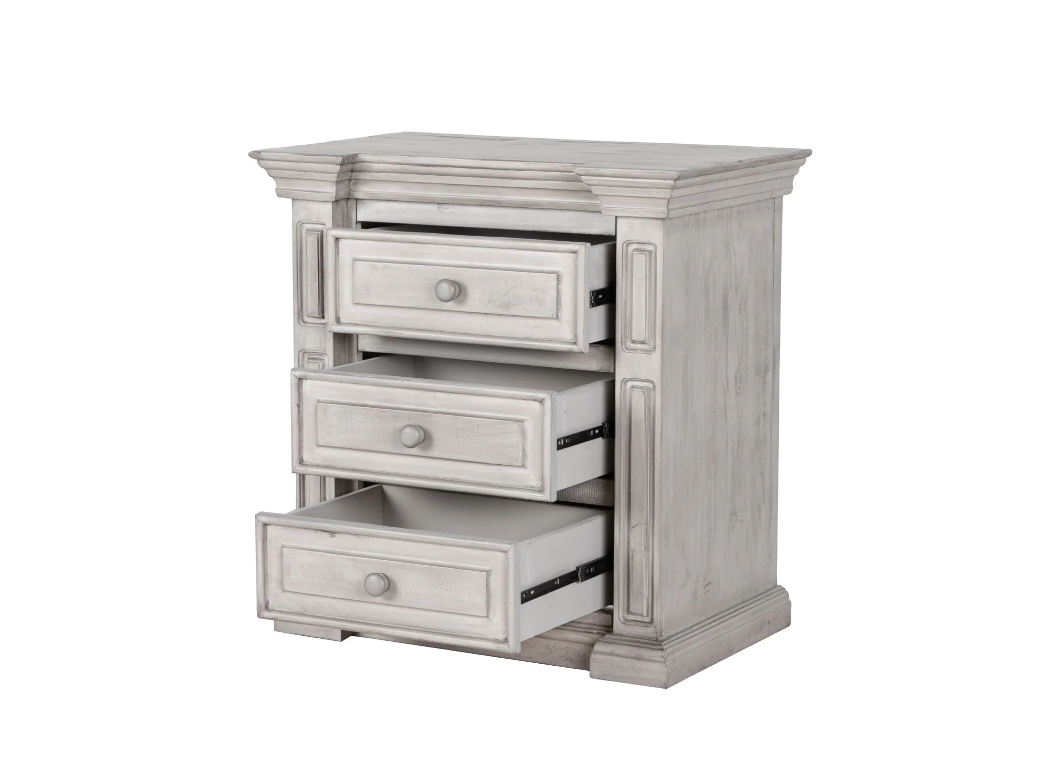 Farmhouse Aspen Gray Solid Wood 6-Piece Bedroom Set
