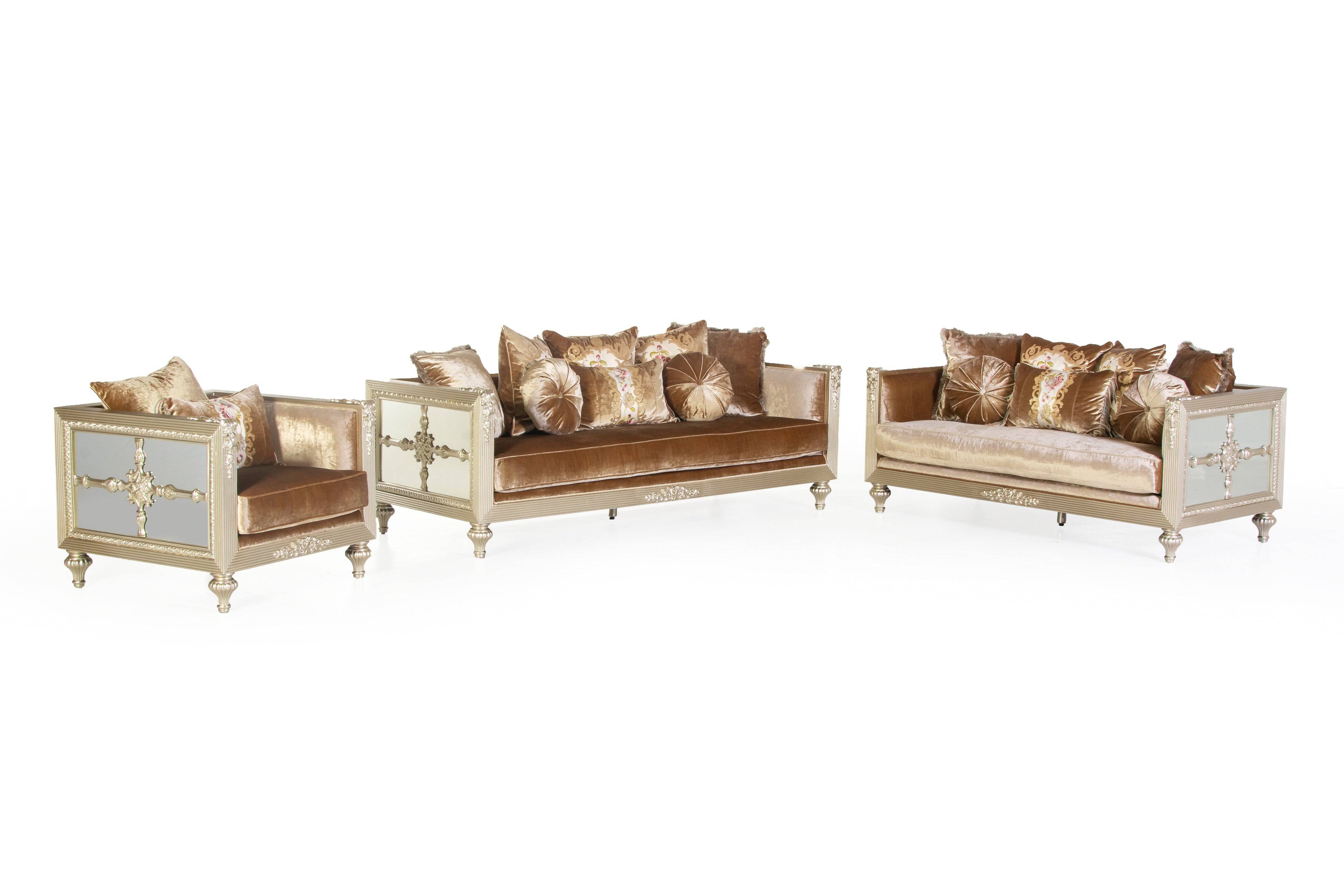 2970-light-champagne-3-piece-living-room-set-with-sofa-loveseat-chair-2.jpg Light Champagne 3-Piece Living Room Set with Sofa, Loveseat & Chair