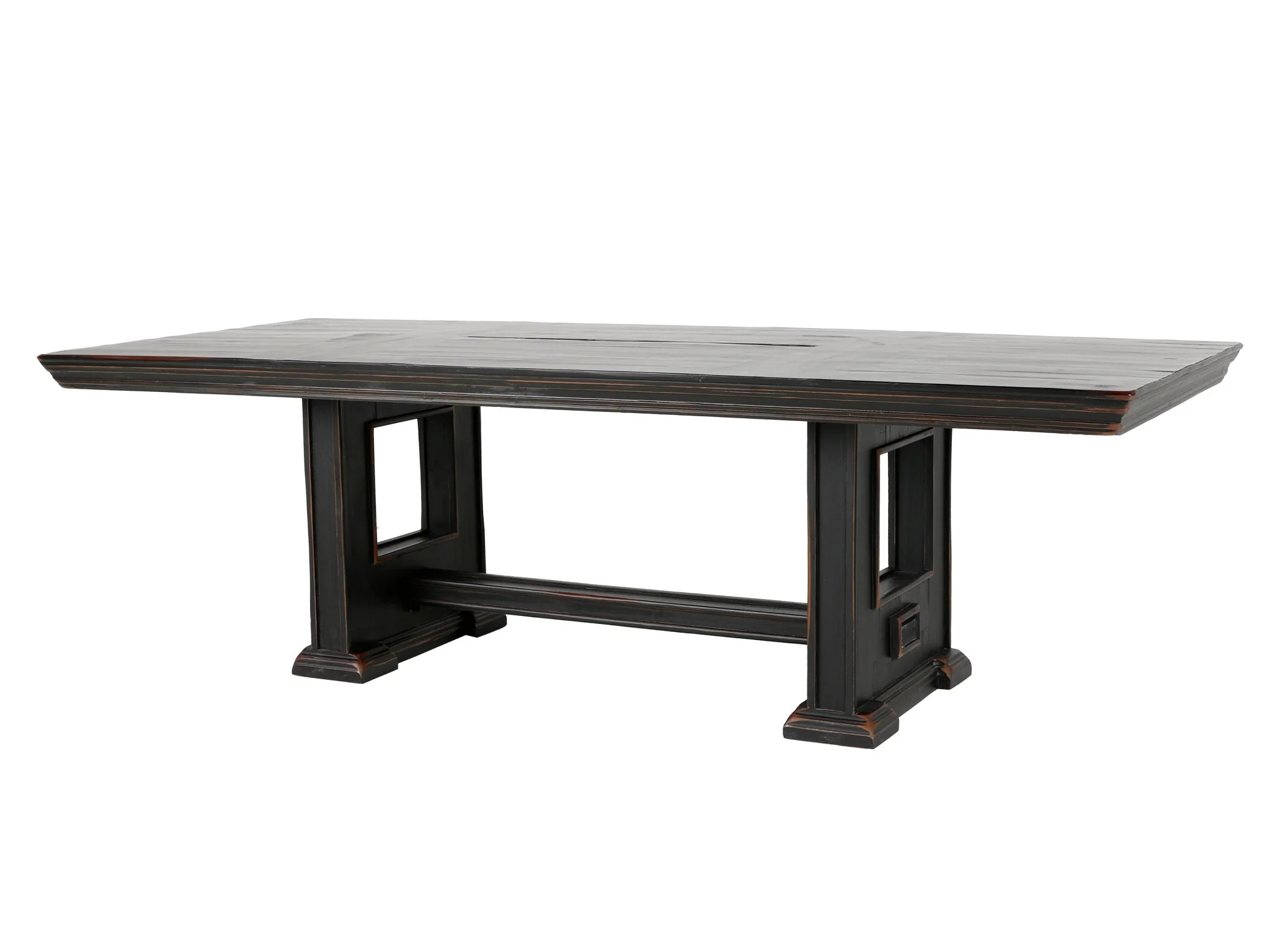 3002-traditional-dark-wood-dining-table-set-with-light-gray-tufted-nailhead-chairs-2.webp Traditional Dark Wood Dining Table Set with Light Gray Tufted Nailhead Chairs