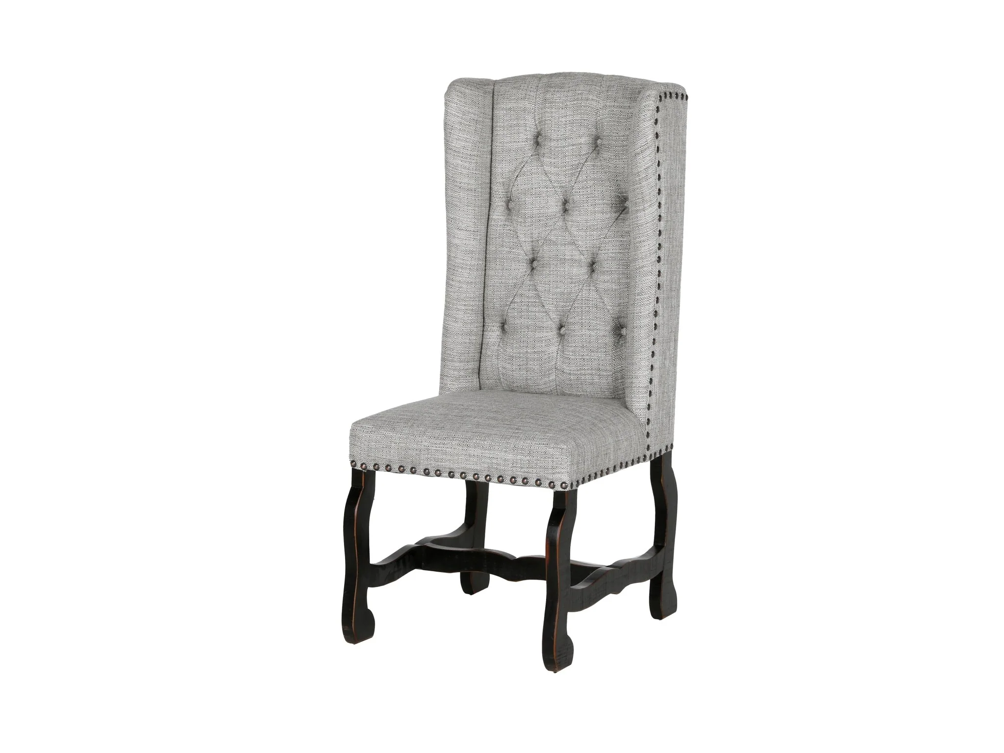 3002-traditional-dark-wood-dining-table-set-with-light-gray-tufted-nailhead-chairs-4.webp Traditional Dark Wood Dining Table Set with Light Gray Tufted Nailhead Chairs