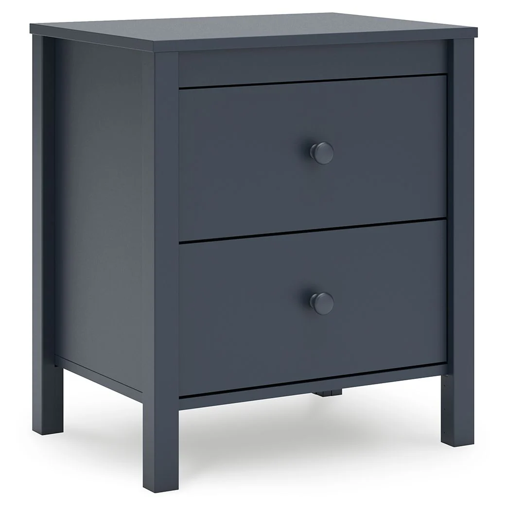 303-simmenfort-two-drawer-night-stand-navy-blue-1.webp Simmenfort - Two Drawer Night Stand - Navy Blue