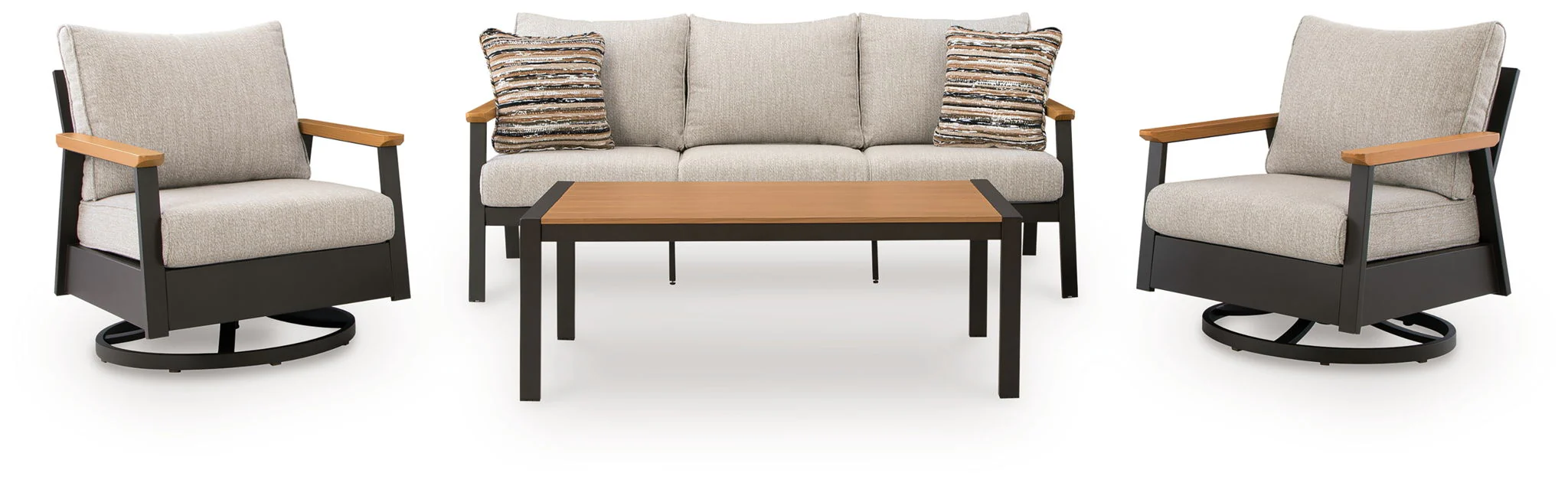 3038-carmel-highlands-sofa-chairs-table-set-set-of-4-dark-brown-1.webp Carmel Highlands - Sofa, Chairs, Table Set (Set of 4) - Dark Brown