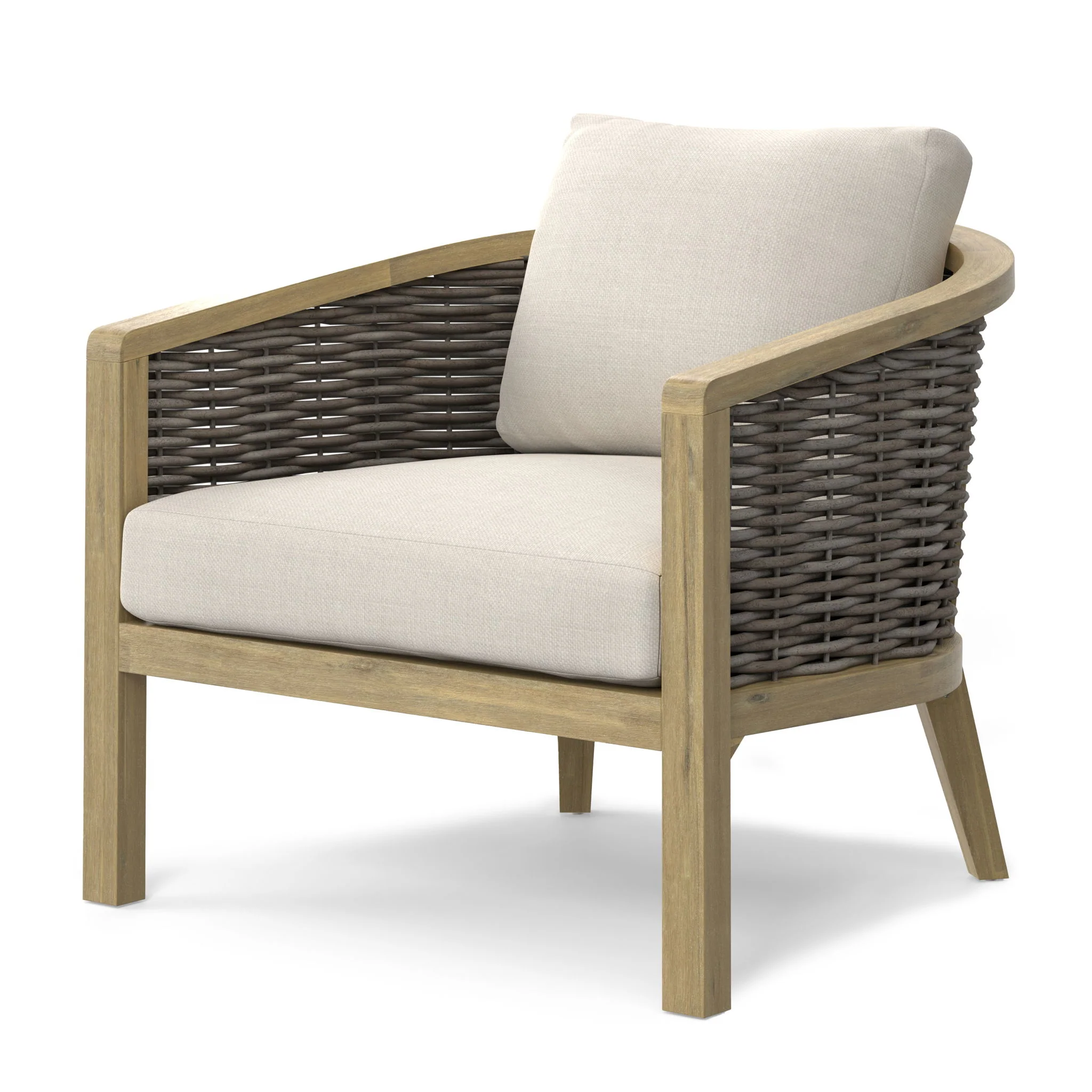 Parkside - Outdoor Conversation Chair (Set of 2) - Natural