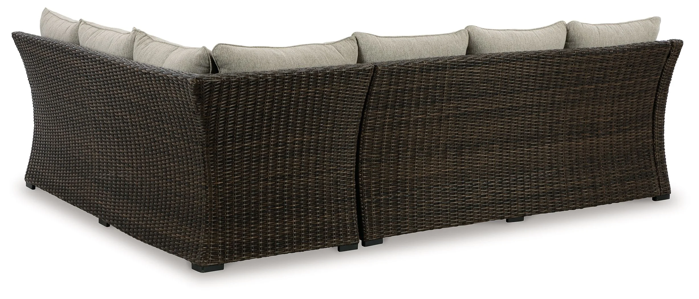 3069-brook-ranch-sofa-sectional-bench-with-cushion-set-of-3-brown-5.webp Brook Ranch - Sofa Sectional, Bench With Cushion (Set of 3) - Brown