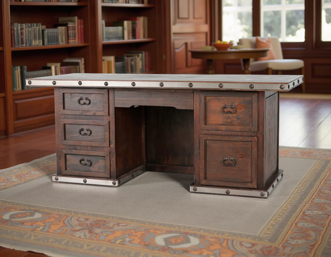 307-hacienda-rustic-nail-head-desk-2.webp HACIENDA RUSTIC NAIL HEAD DESK