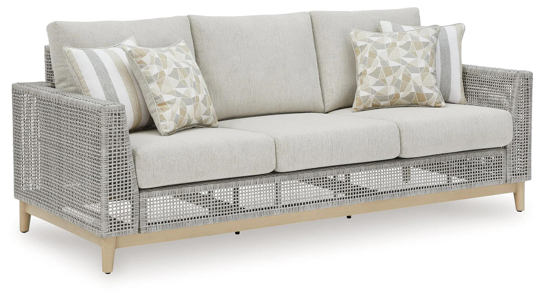 Seton Creek - 4 Pc. - Lounge Set - Gray