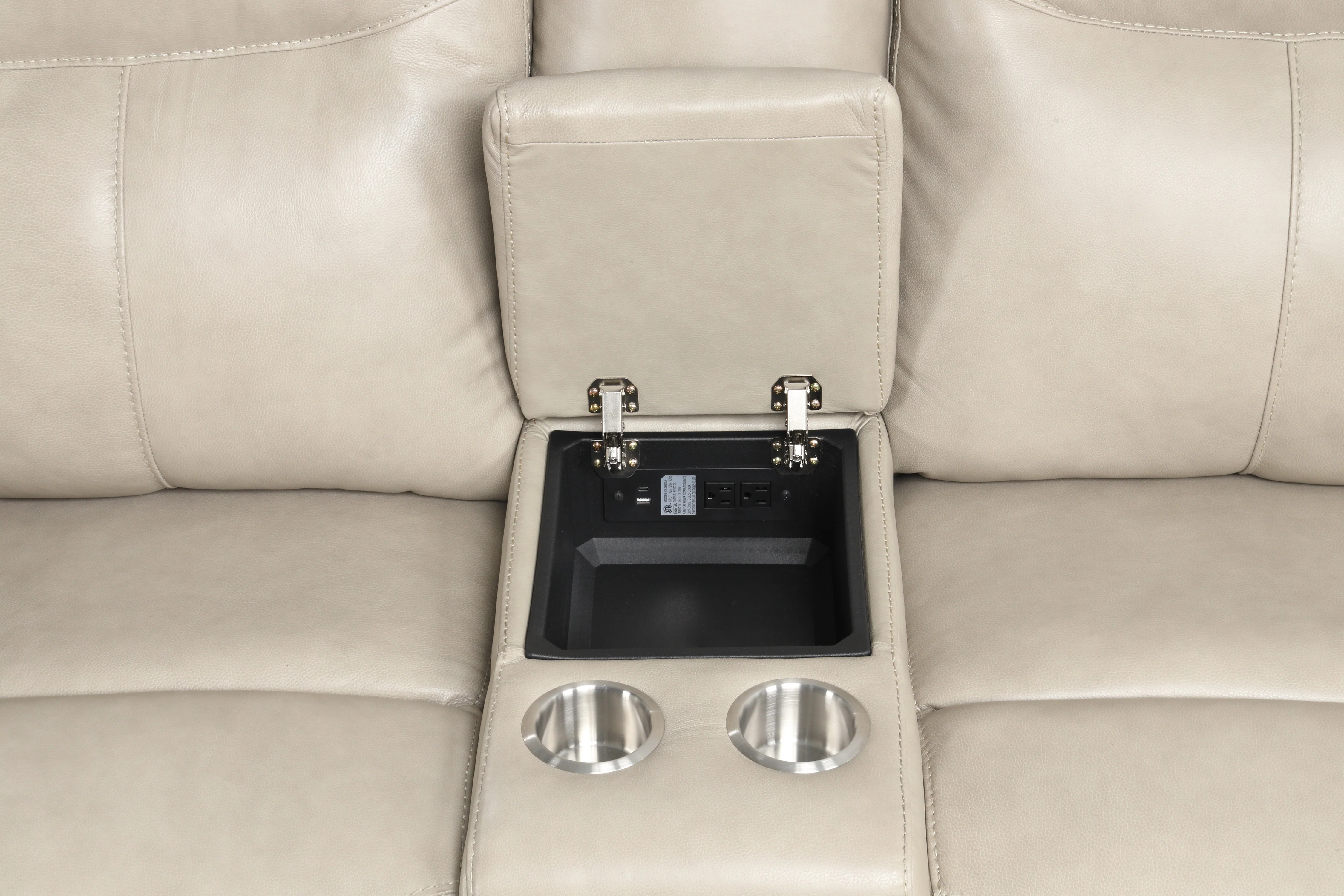 3137-cream-top-grain-leather-power-reclining-sectional-with-console-wireless-charging-4.webp Cream Top Grain Leather Power Reclining Sectional with Console & Wireless Charging