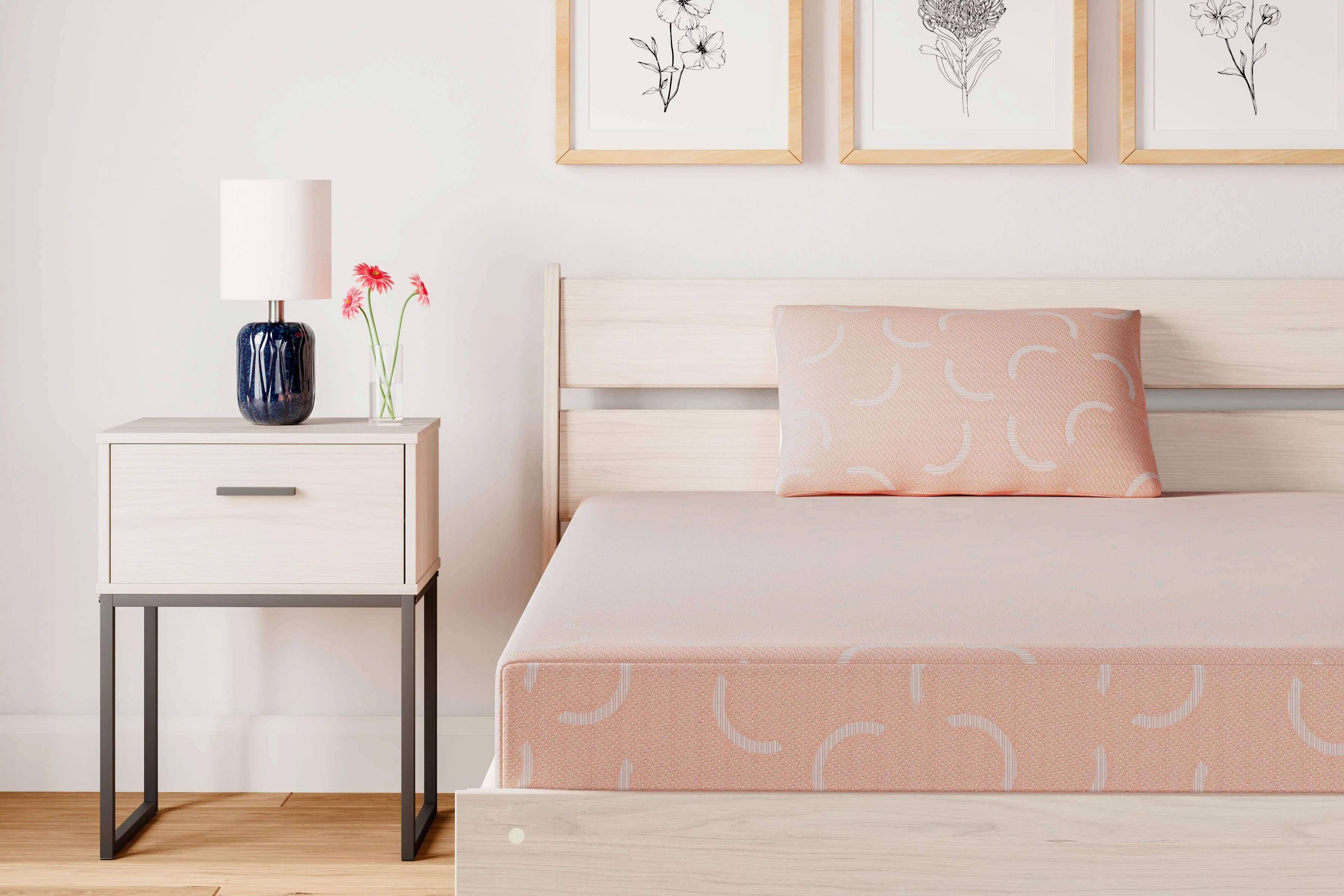 Ikidz Coral - Mattress And Pillow (Set of 2)