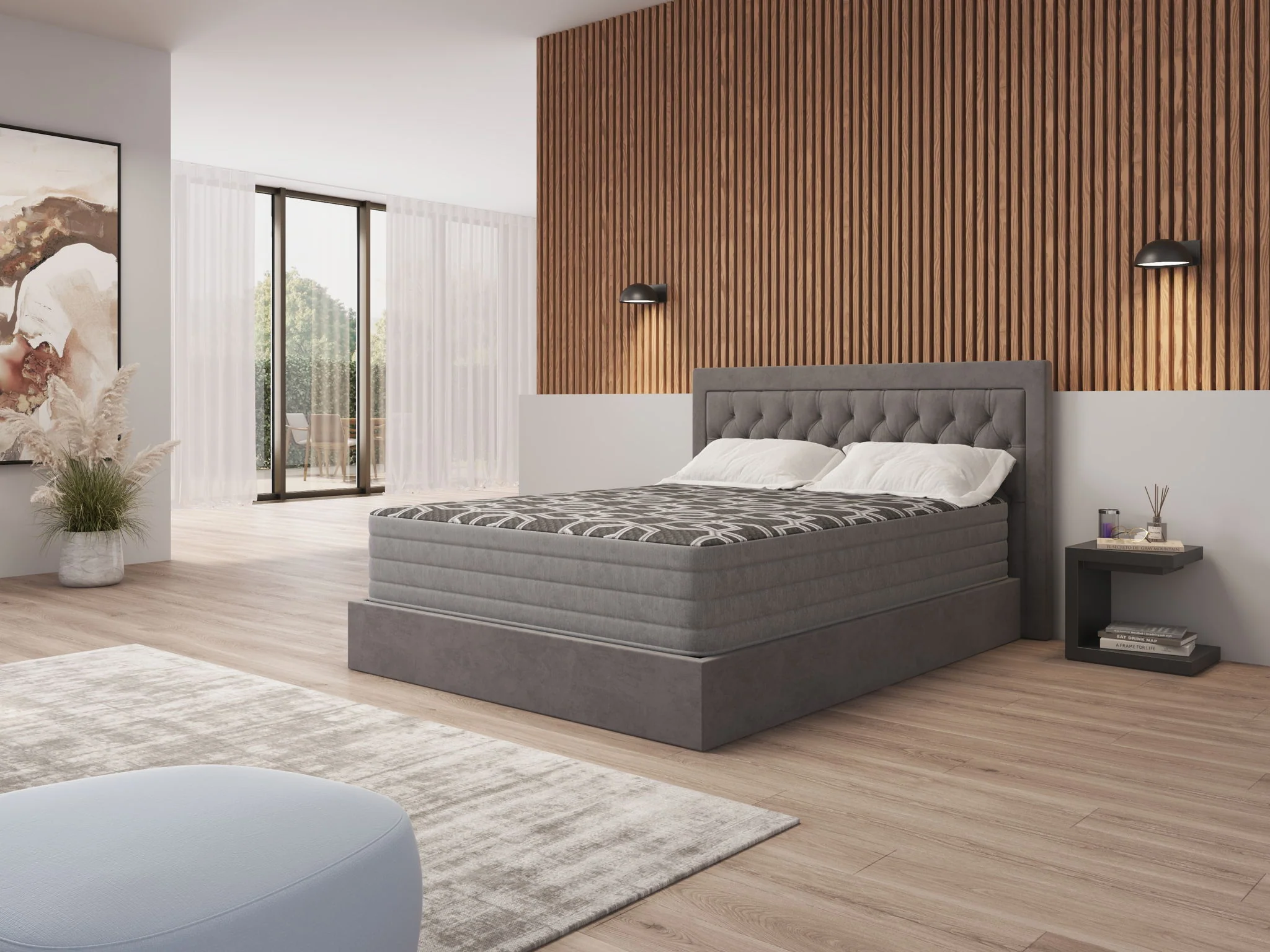 12" Smooth Top Hybrid Medium Plush Mattress