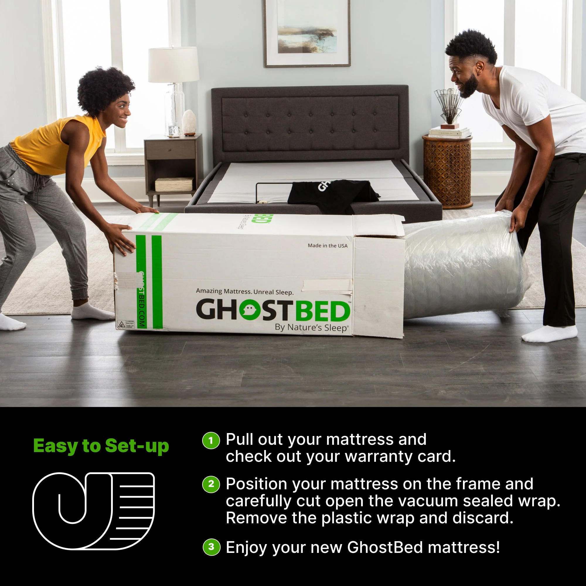 3D Matrix - 12" Hybrid Mattress, Medium Plush Feel