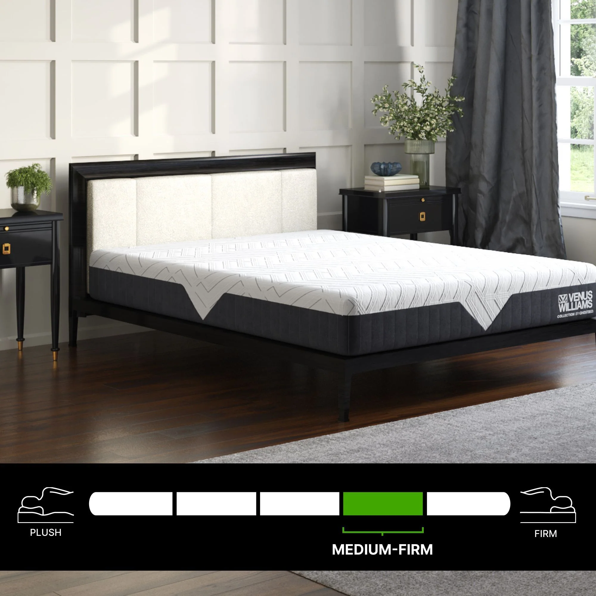 Venus Williams Legend - 12" Foam Mattress Foam With Far Infrared Technology For Cooling And Recovery