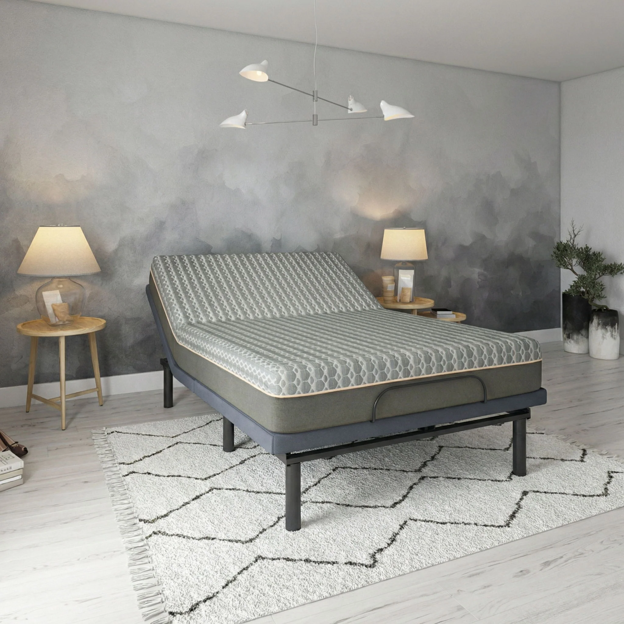 Copper Lux Hybrid - 12" Mattress With Copper Infused Contouring Memory Comfort Layer And Supportive Coil System
