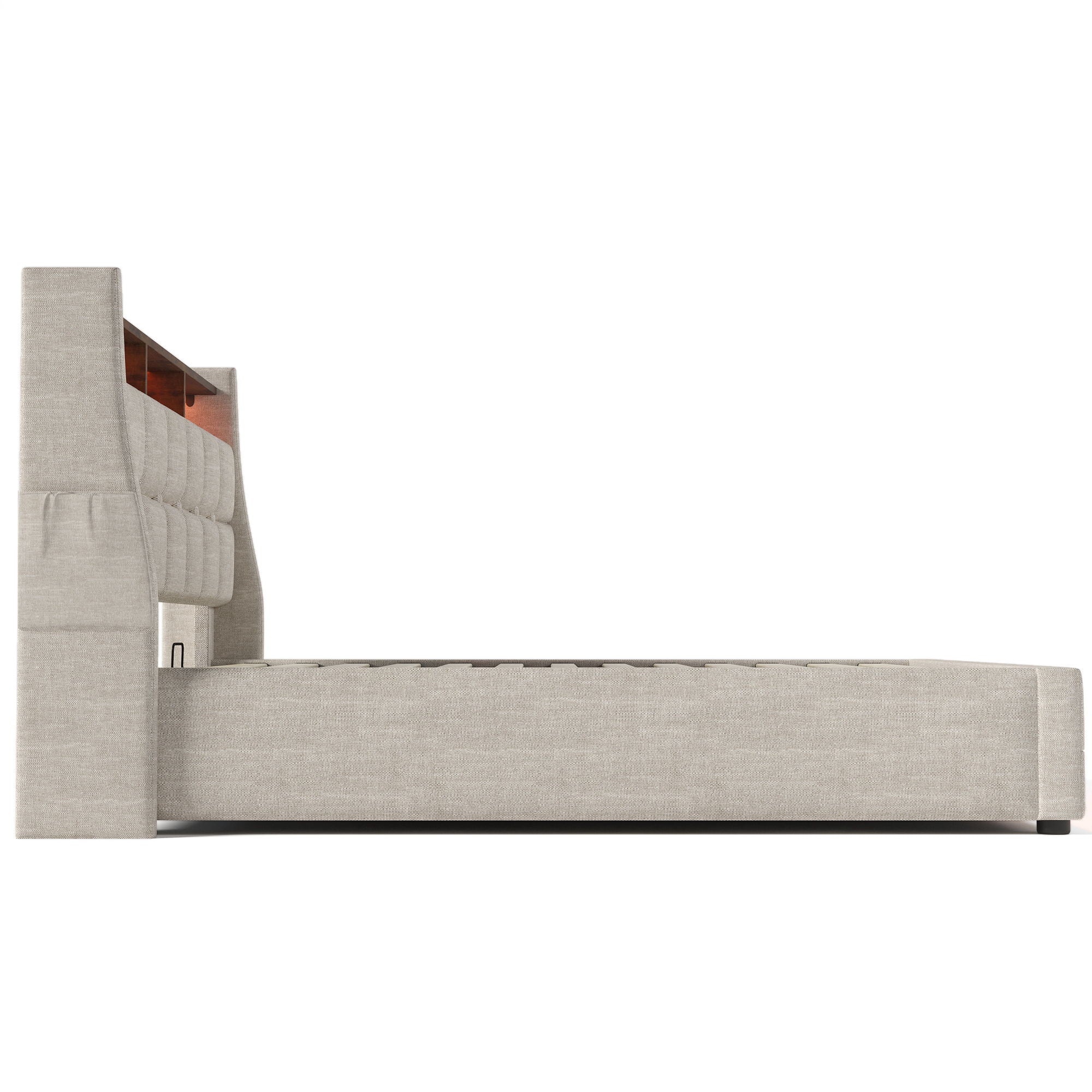 3623-upholstered-platform-bed-with-a-hydraulic-storage-system-led-and-usb-charging-without-mattress-24.jpg Upholstered Platform Bed With A Hydraulic Storage System, LED And USB Charging (Without Mattress)