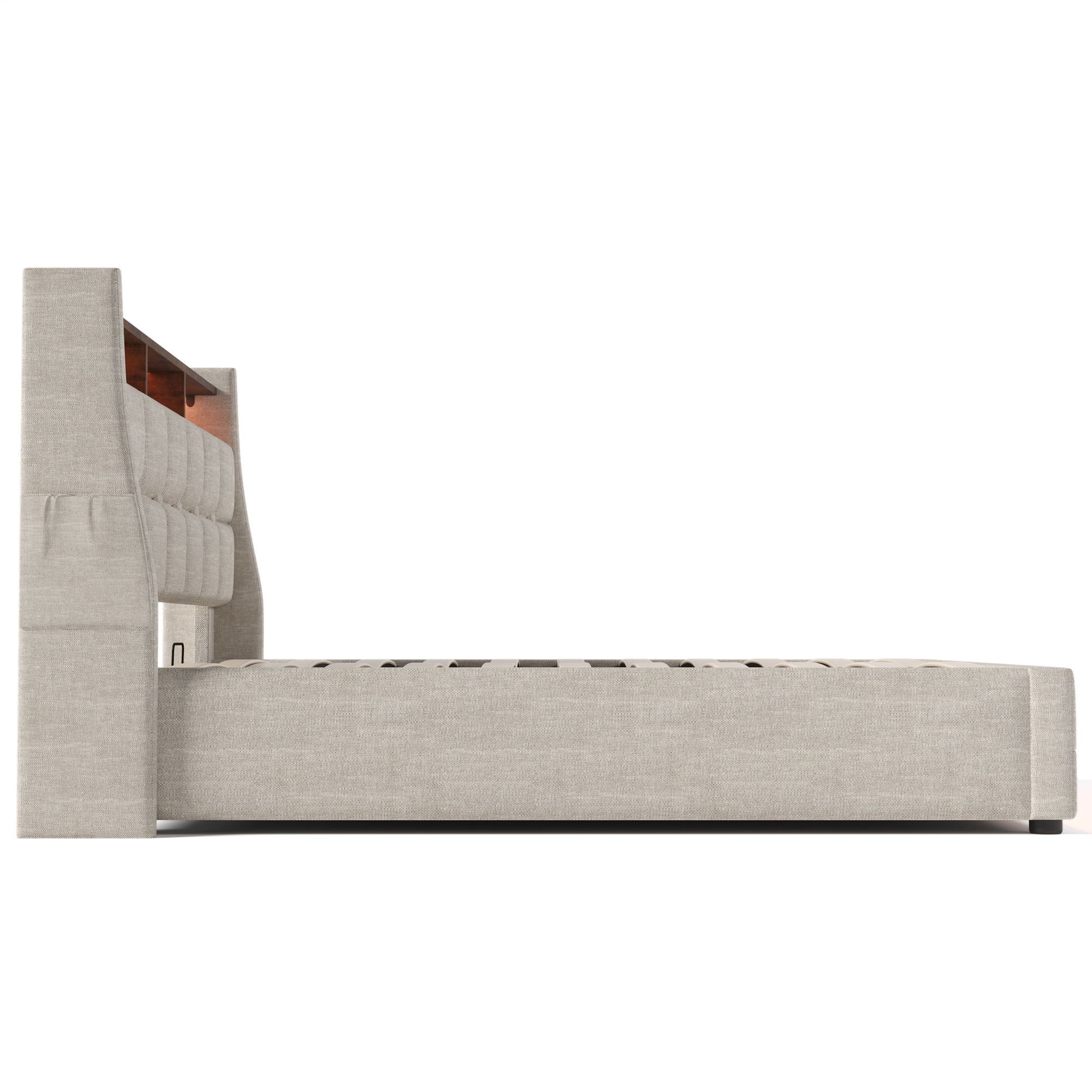 3623-upholstered-platform-bed-with-a-hydraulic-storage-system-led-and-usb-charging-without-mattress-27.jpg Upholstered Platform Bed With A Hydraulic Storage System, LED And USB Charging (Without Mattress)