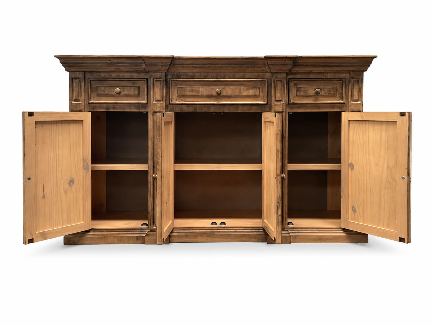 3640-rustic-solid-wood-75-buffet-server-in-distressed-honey-brown-12.webp Rustic Solid Wood 75" Buffet Server in Distressed Honey Brown