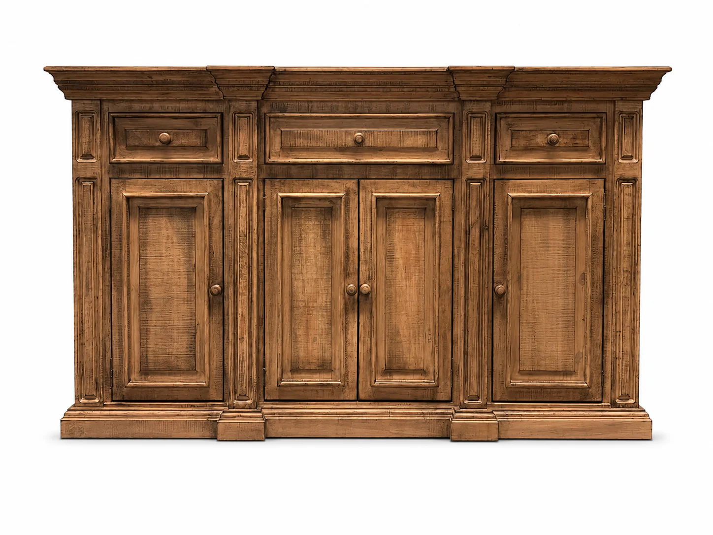 3640-rustic-solid-wood-75-buffet-server-in-distressed-honey-brown-6.webp Rustic Solid Wood 75" Buffet Server in Distressed Honey Brown