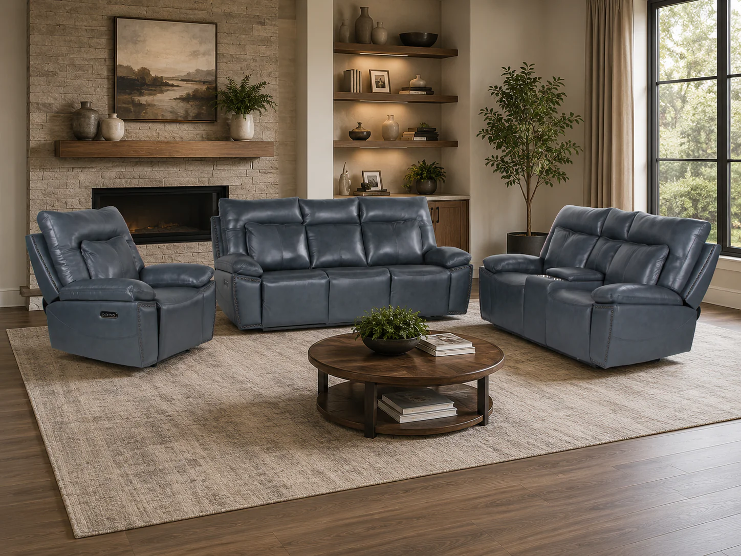3680-modern-3-piece-top-grain-leather-power-reclining-living-room-set-with-console-drop-down-table-cup-holders-usb-slate-1.webp Modern 3-Piece Top Grain Leather Power Reclining Living Room Set with Console, Drop-Down Table, Cup Holders & USB (Slate)