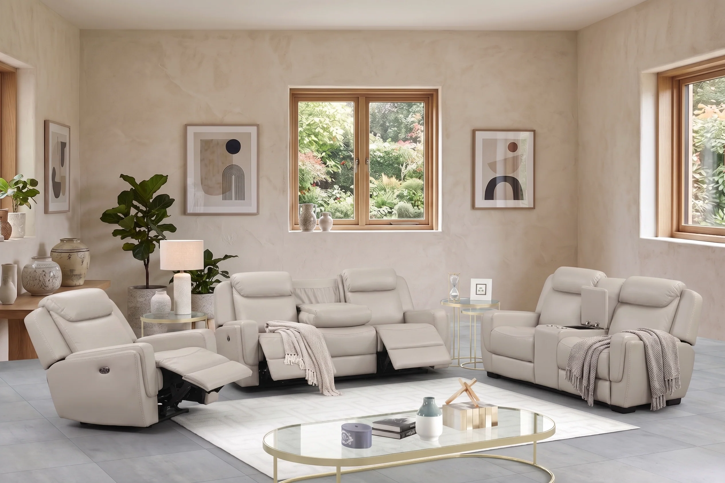 3747-contemporary-beige-air-leather-3-piece-power-reclining-living-room-set-with-console-usb-1.webp Contemporary Beige Air Leather 3-Piece Power Reclining Living Room Set with Console & USB