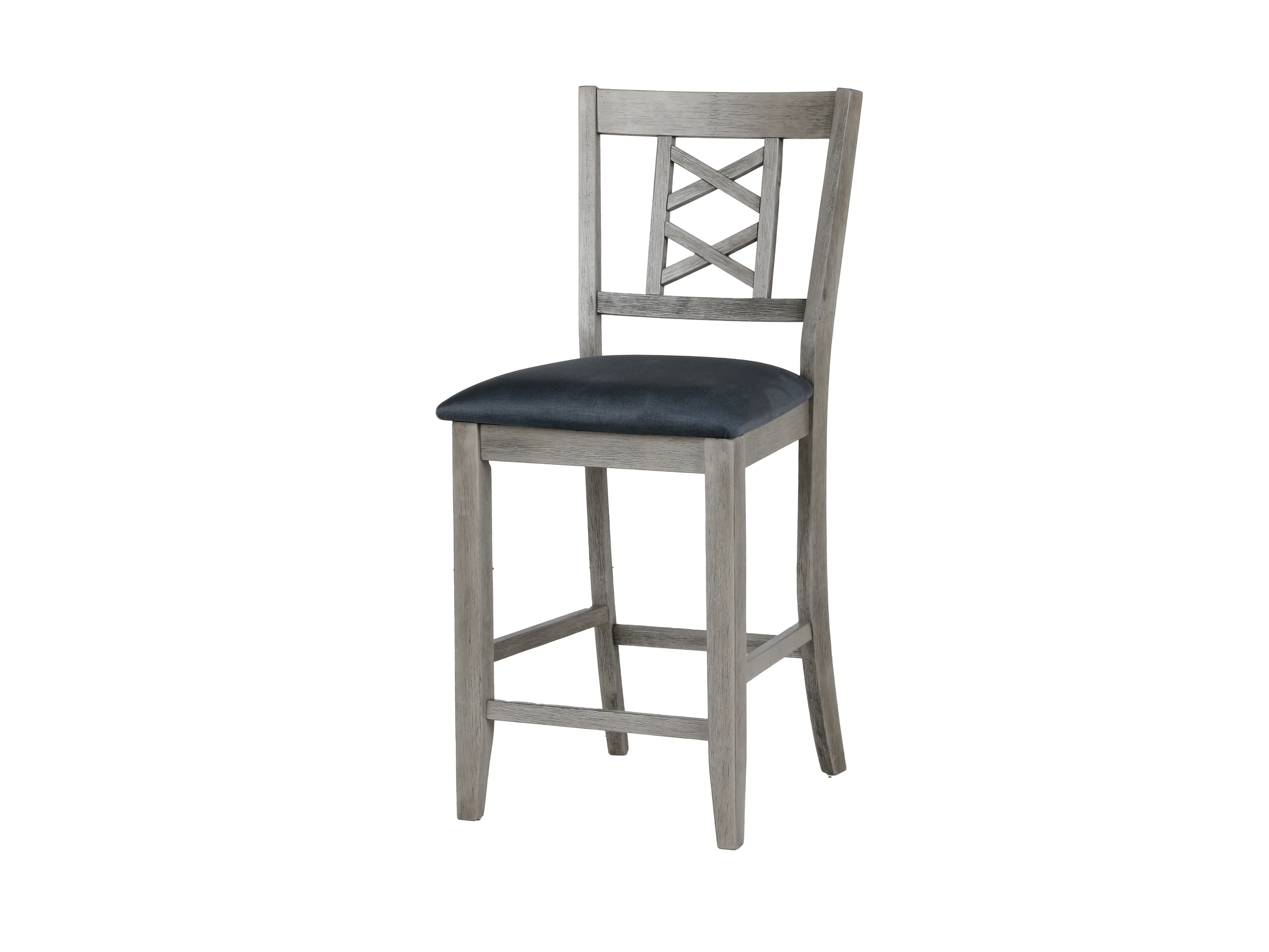3828-gray-wood-7-piece-counter-height-dining-set-with-built-in-wine-rack-storage-shelf-5.webp Gray Wood 7-Piece Counter Height Dining Set with Built-In Wine Rack & Storage Shelf