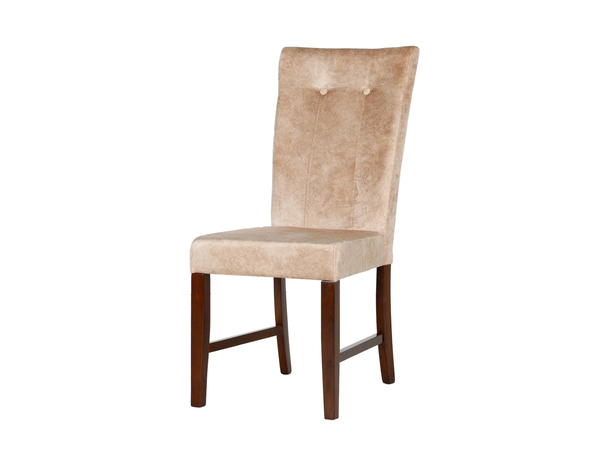 Transitional Brown Cherry 6-Piece Dining Set – 67" Table, Tufted Beige Upholstered Chairs & Bench