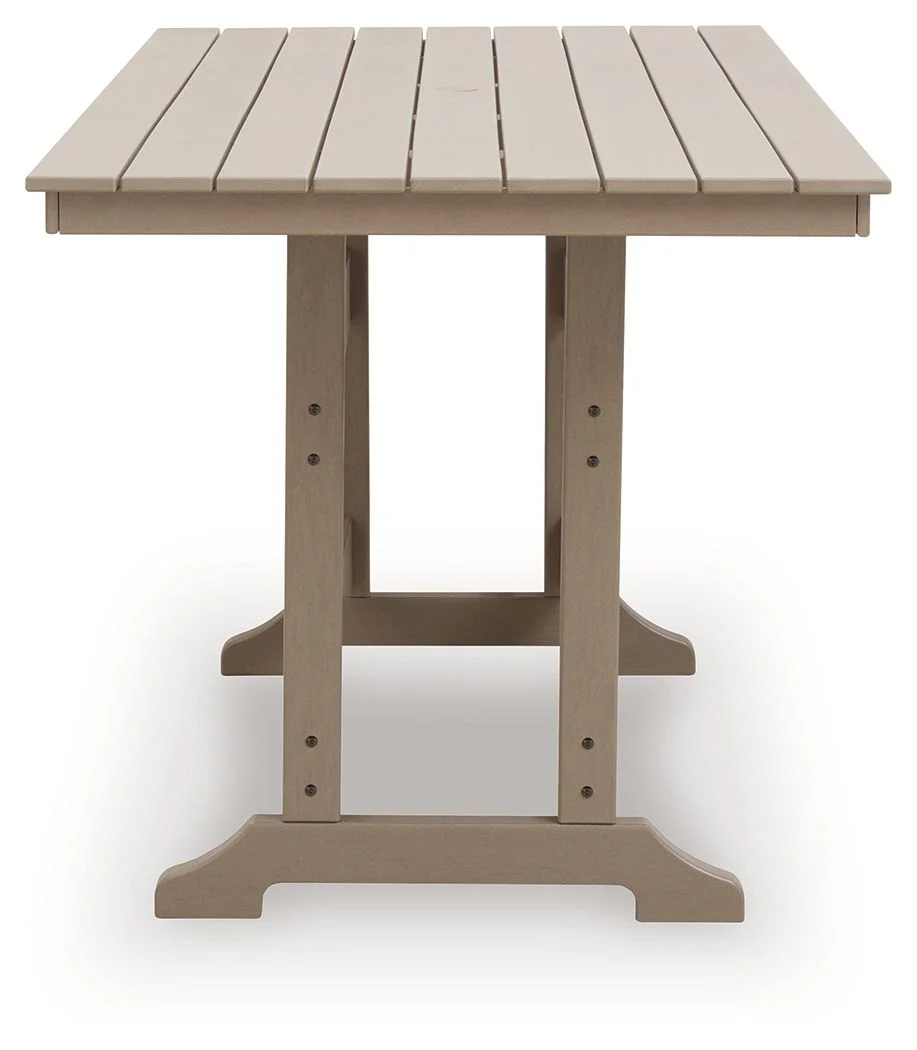 3847-seacliff-beach-rectangular-counter-height-dining-table-with-umbrella-option-medium-brown-6.webp Seacliff Beach - Rectangular Counter Height Dining Table With Umbrella Option - Medium Brown